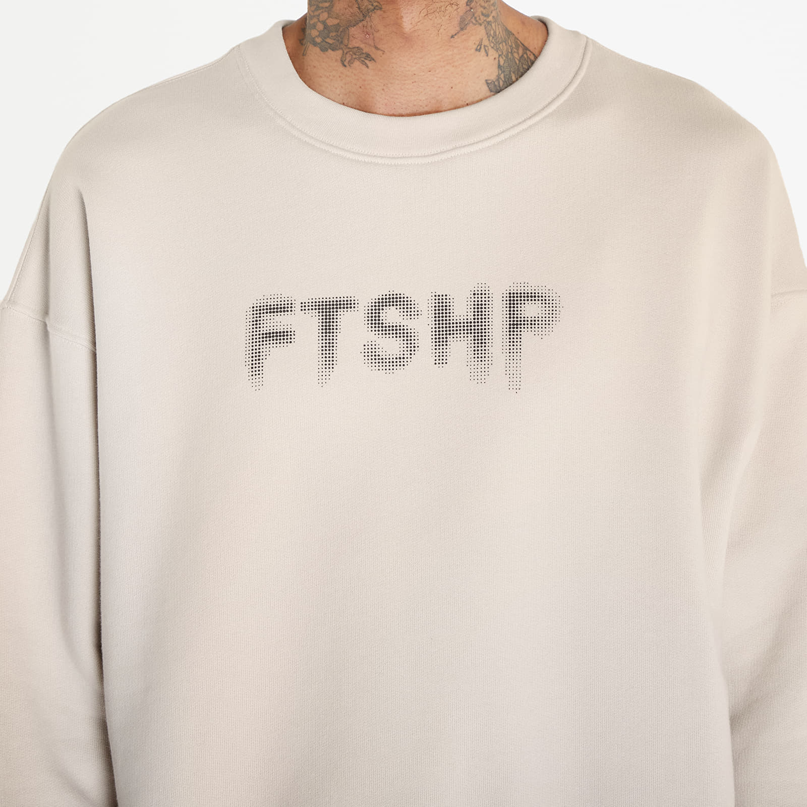 Hoodies and sweatshirts  FTSHP Halftone Crewneck Sweatshirt UNISEX Stone