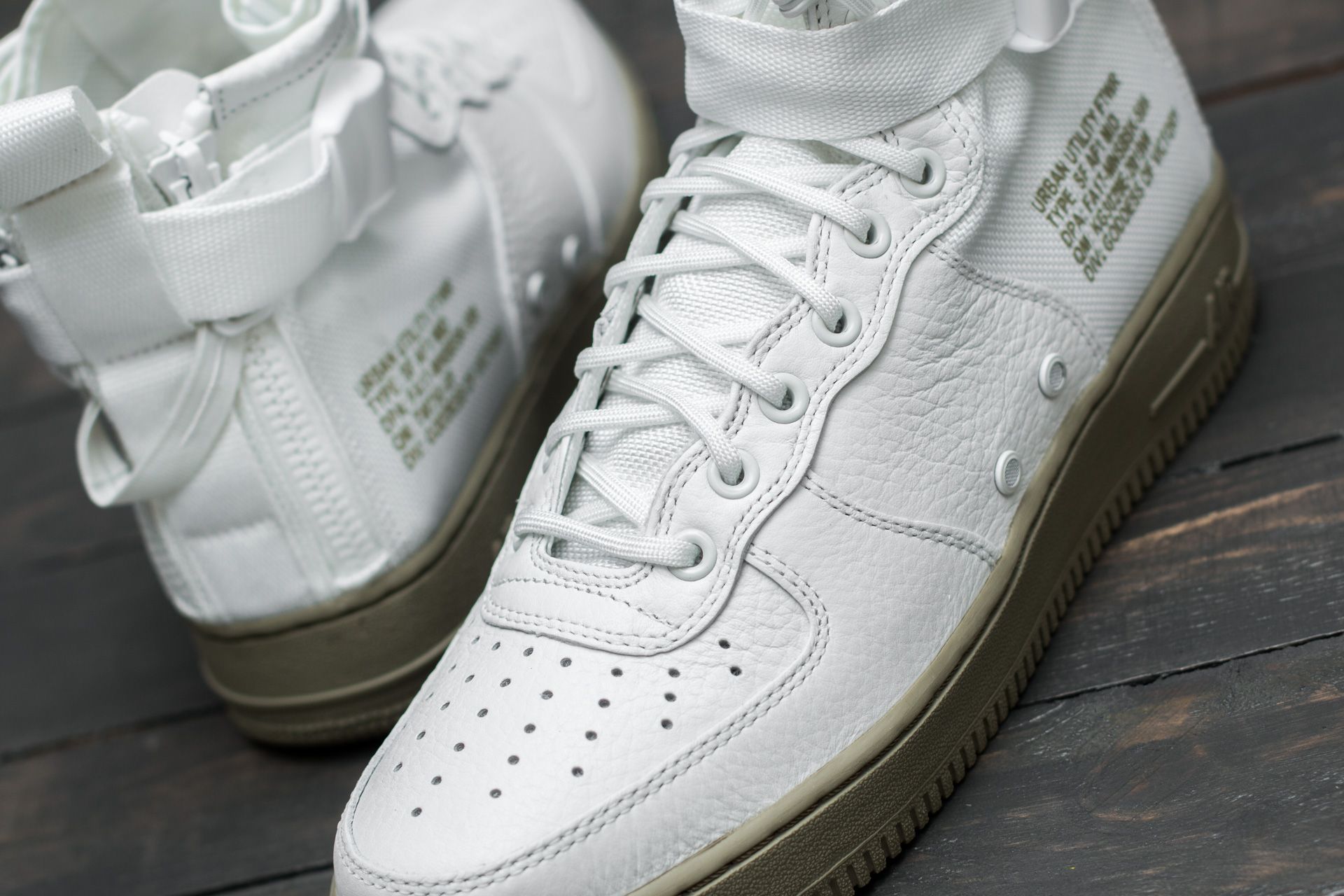 Nike sf air force shop 1 mid ivory olive