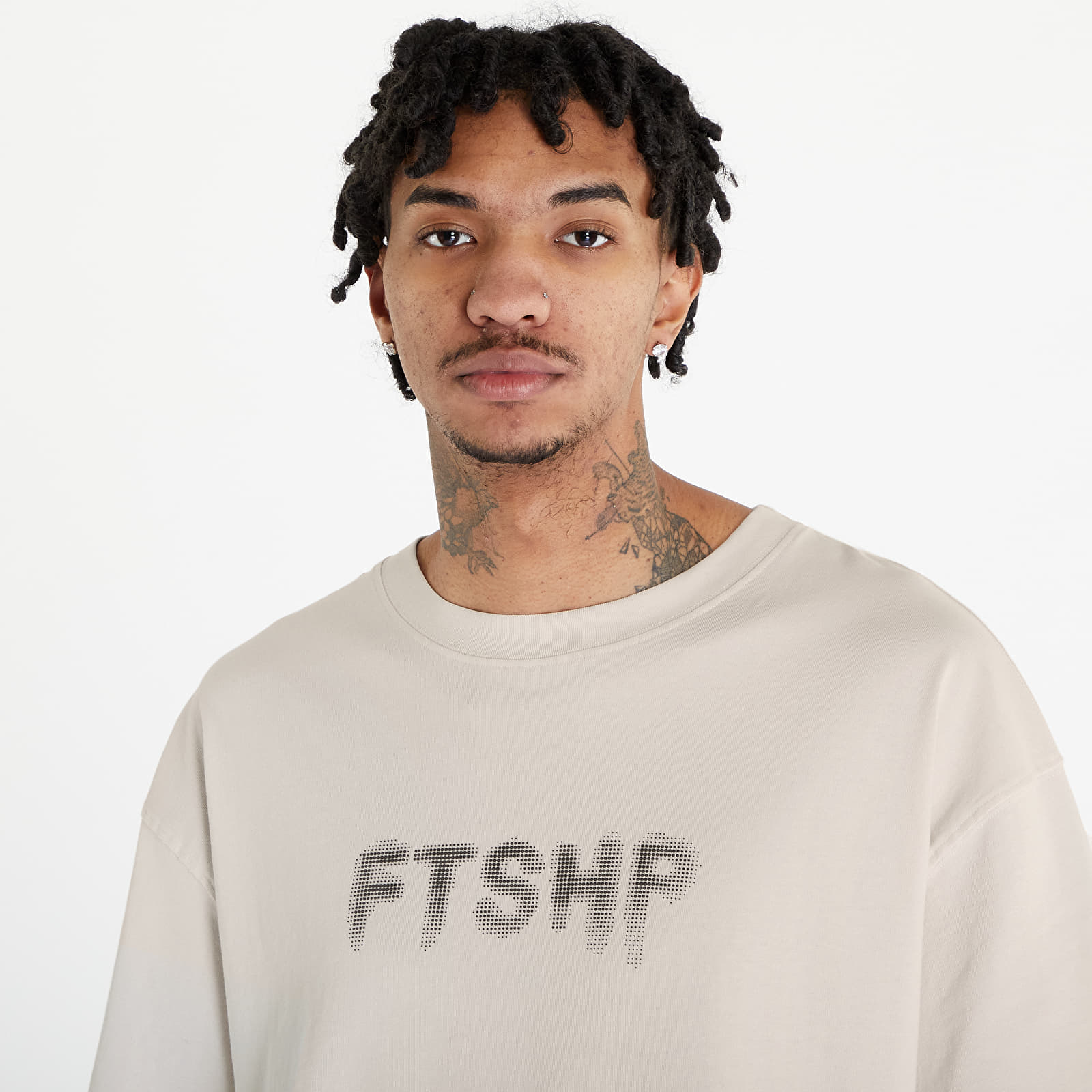 Pólók FTSHP Halftone T-Shirt UNISEX Stone