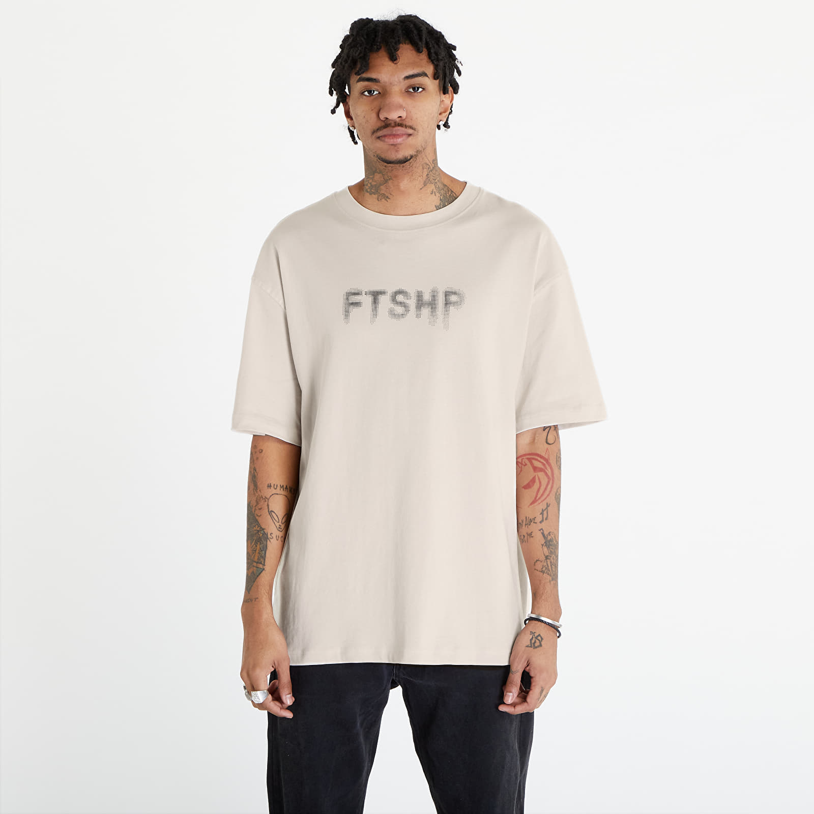 Trička FTSHP Halftone T-Shirt UNISEX Stone
