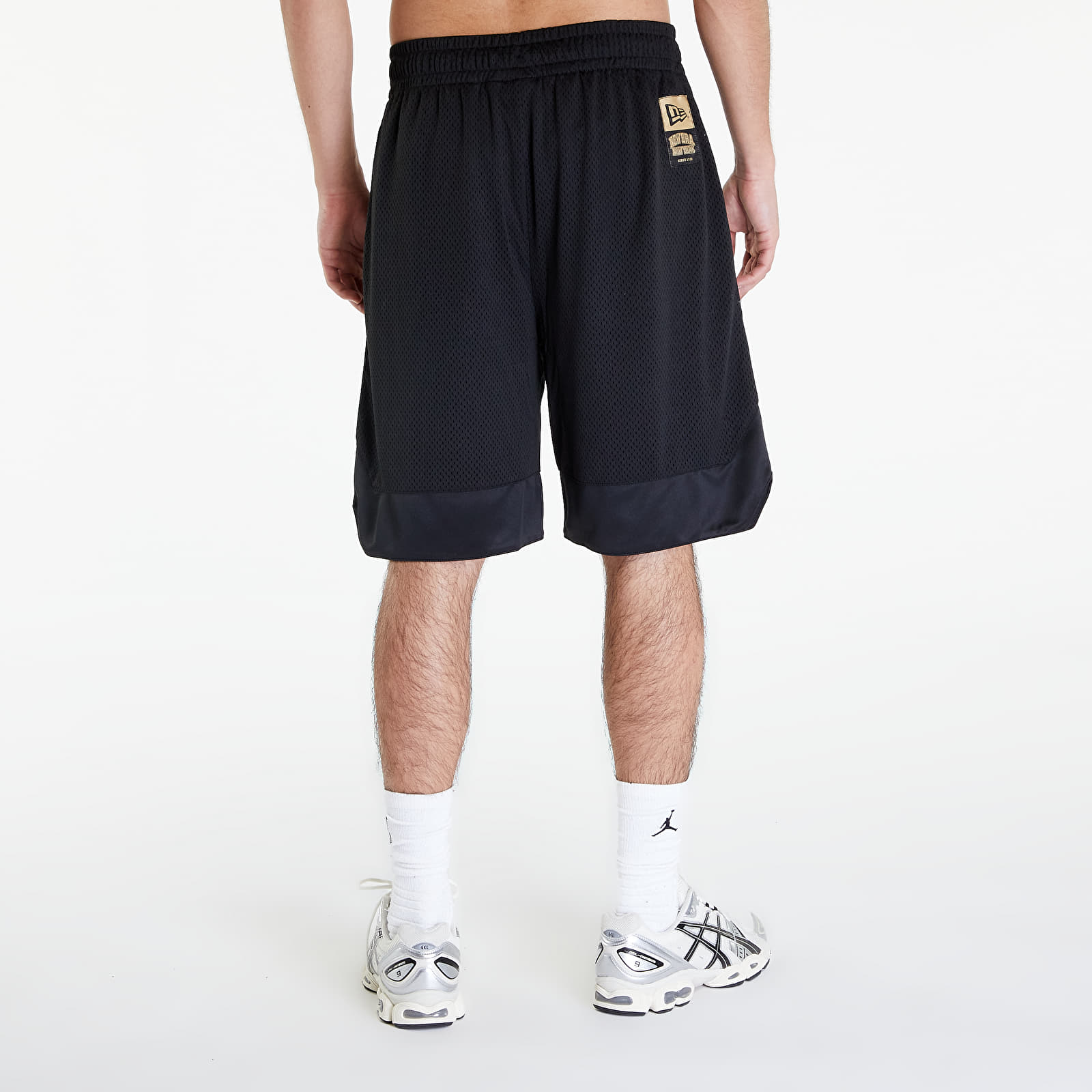 Shorts New Era OS Mesh Shorts Black/ Metallic Gold