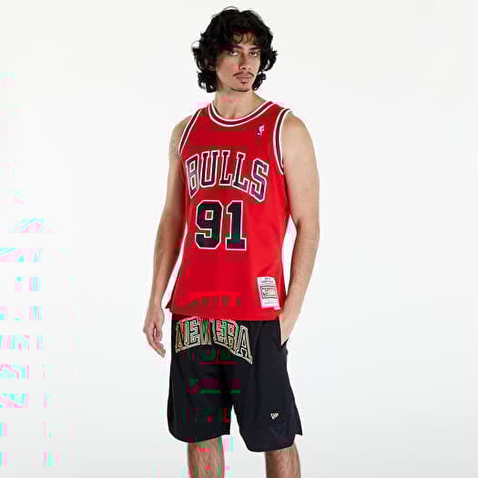 Trikó Mitchell & Ness NBA Swingman Jersey Chicago Bulls Dennis Rodman 91 Red
