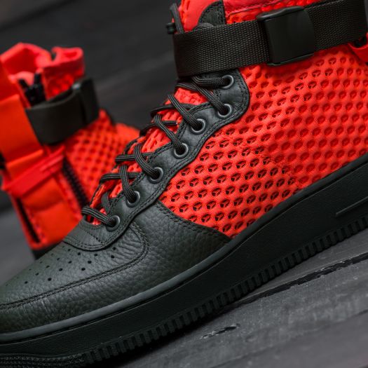 Men s shoes Nike SF Air Force 1 Mid QS Cargo Khaki Total Crimson Footshop