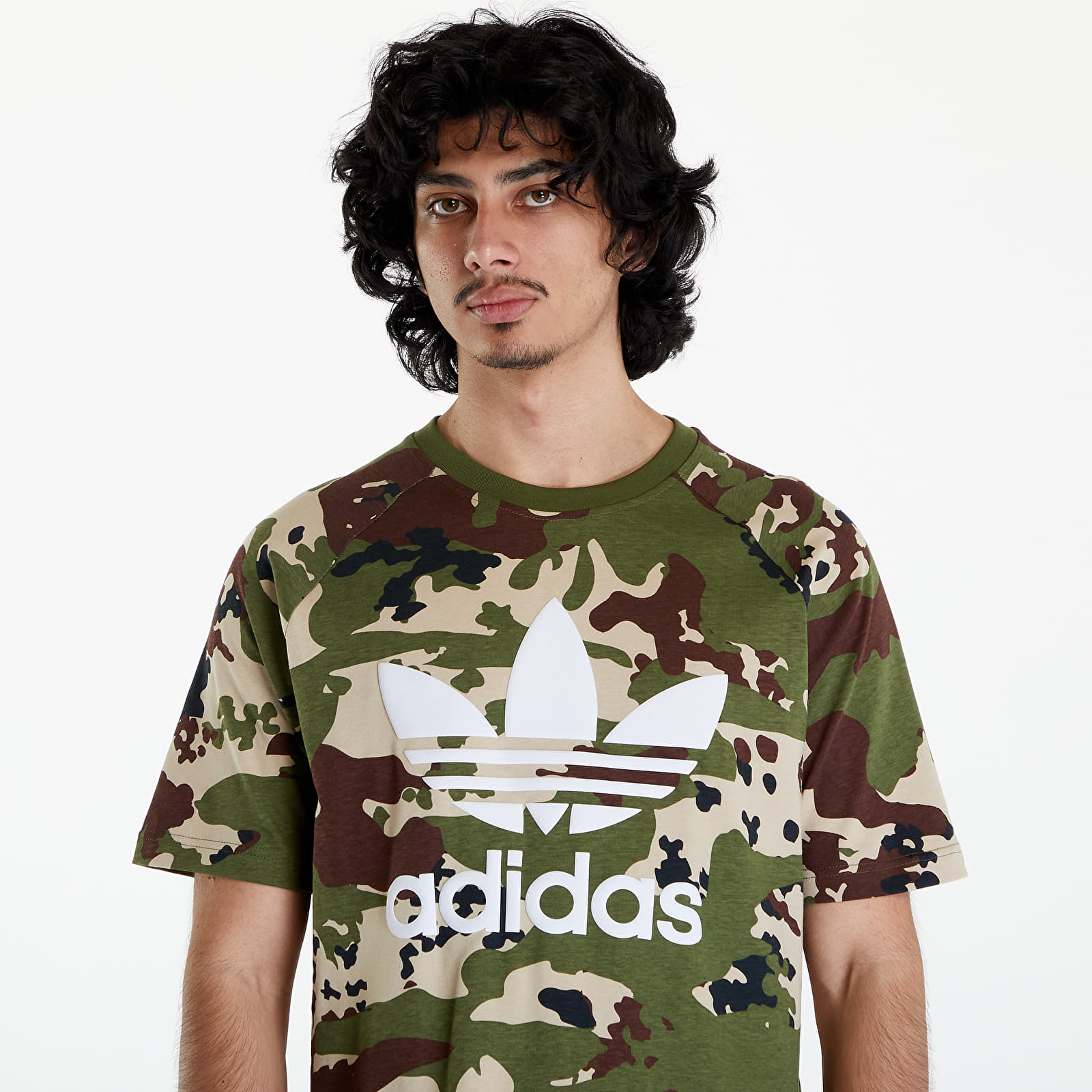 Adidas trefoil camo t shirt on sale