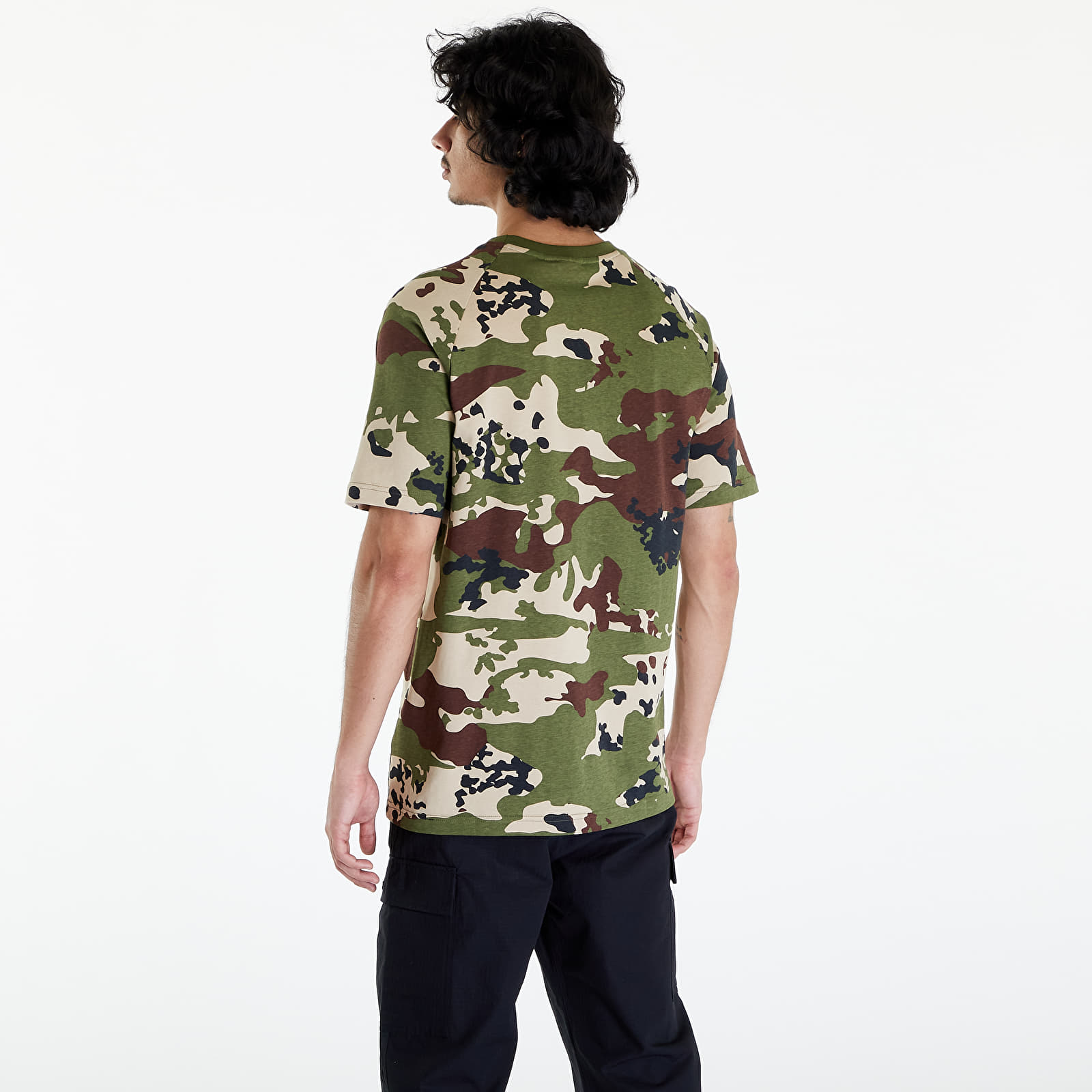 T Shirt Adidas Camo Trefoil Tee Wild Pine M