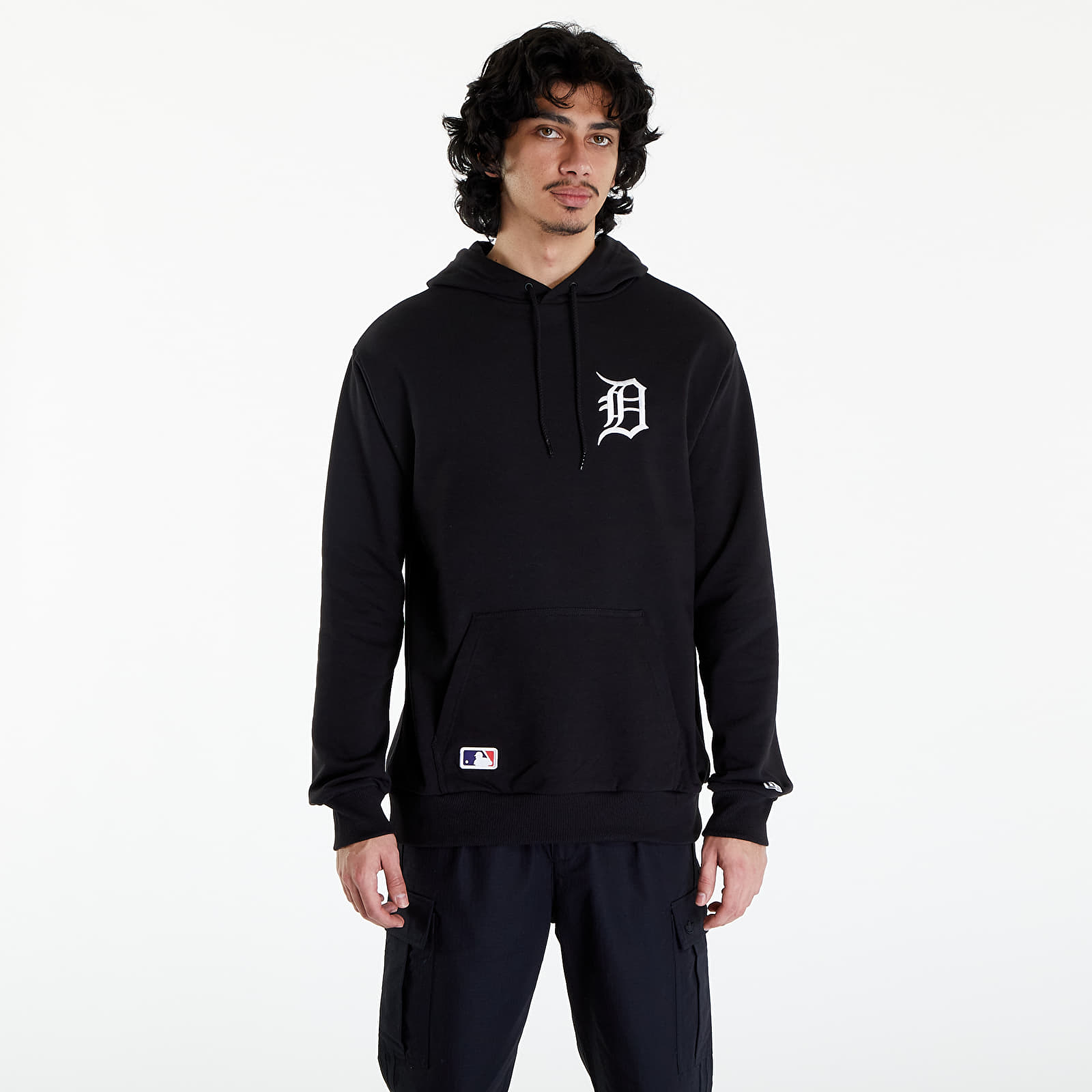 Hoodies and sweatshirts New Era MLB League Essentials OS Hoody Detroit Tigers UNISEX Black/ White