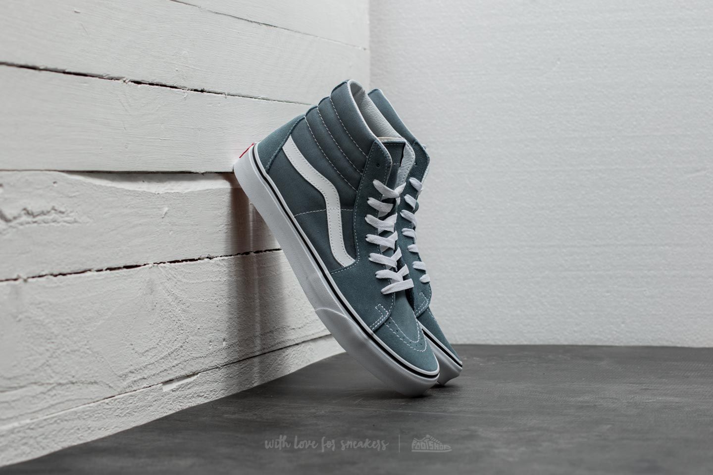 Men s shoes Vans Sk8 Hi Goblin Blue True White Footshop