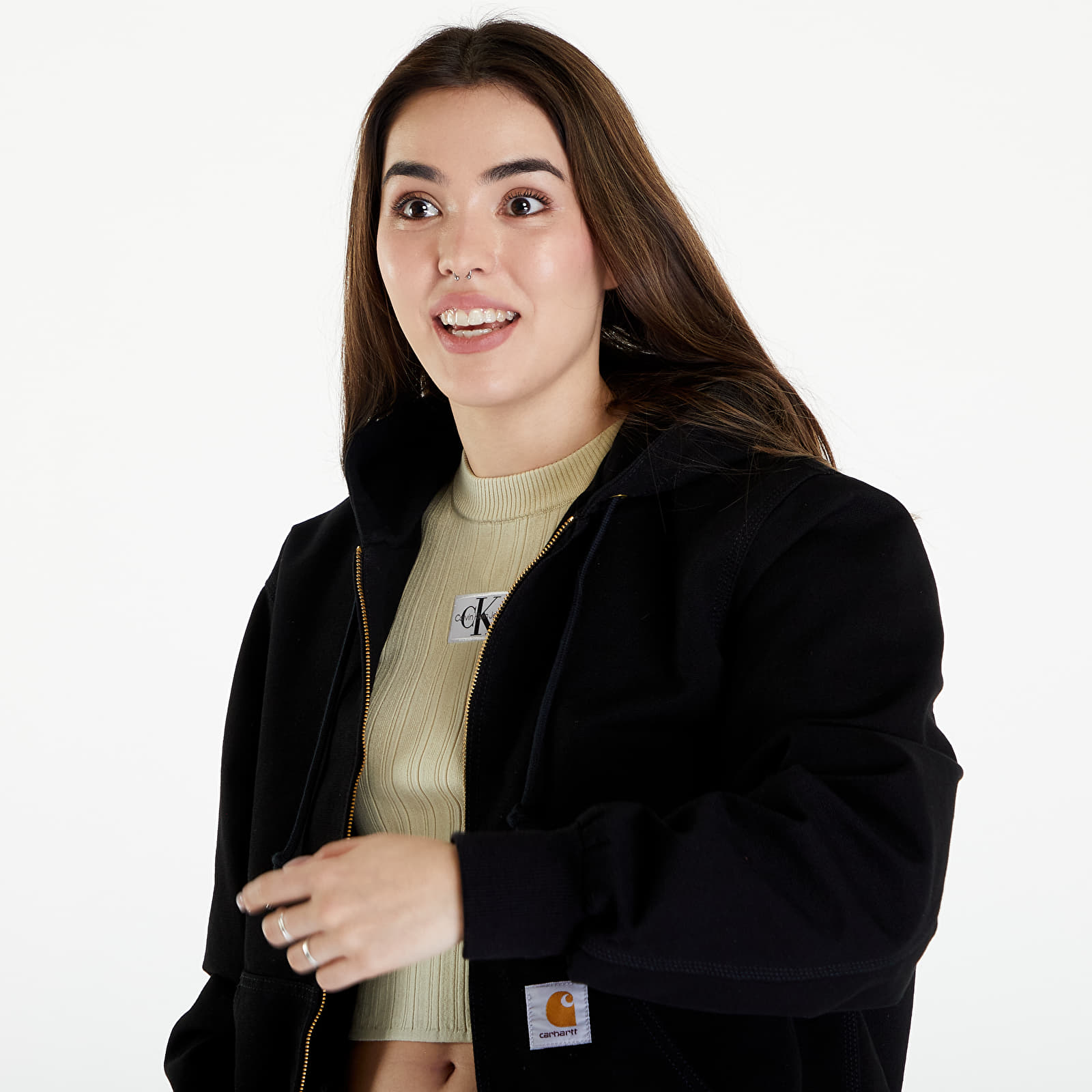Striukės Carhartt WIP Active Jacket UNISEX Black Rinsed