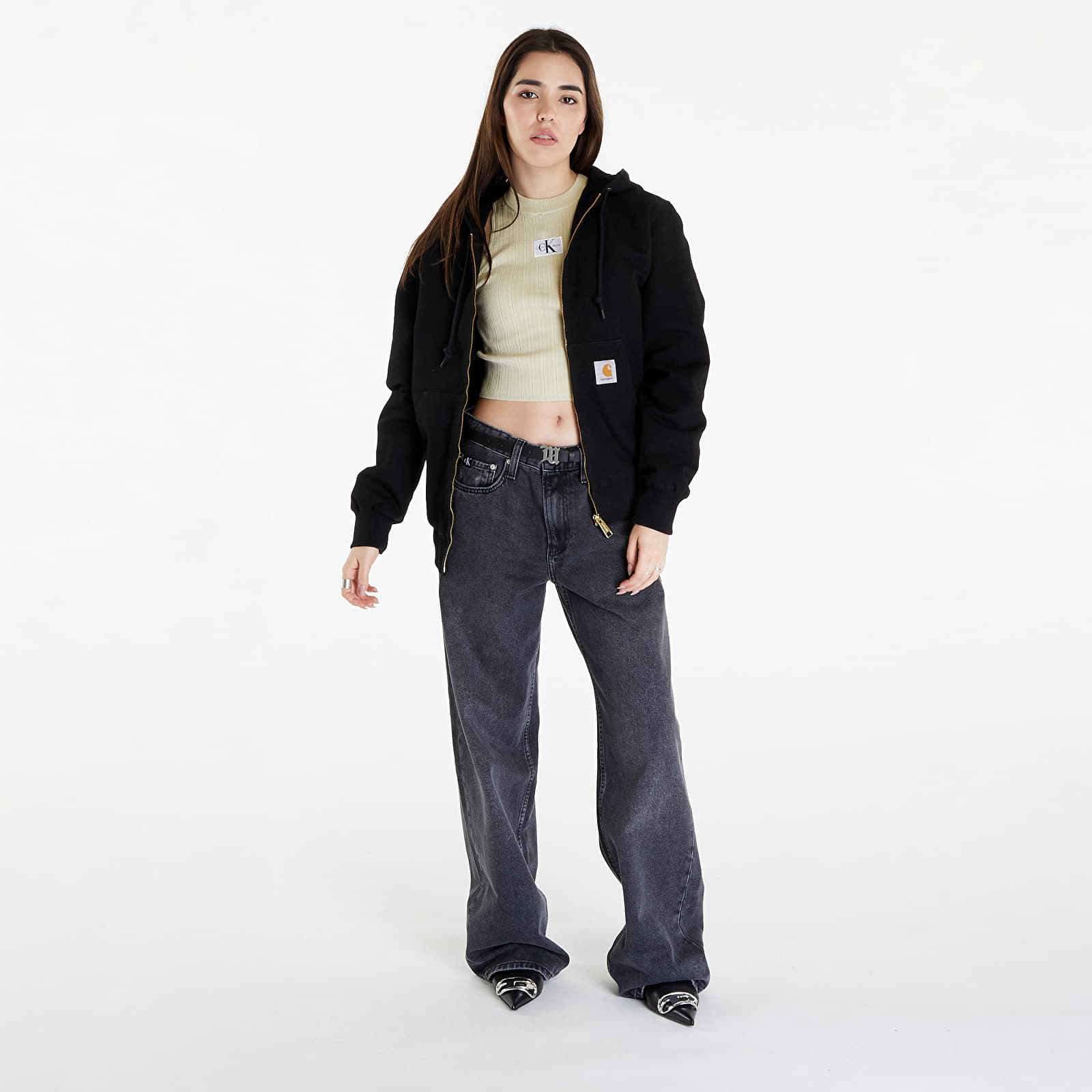 Striukės Carhartt WIP Active Jacket UNISEX Black Rinsed