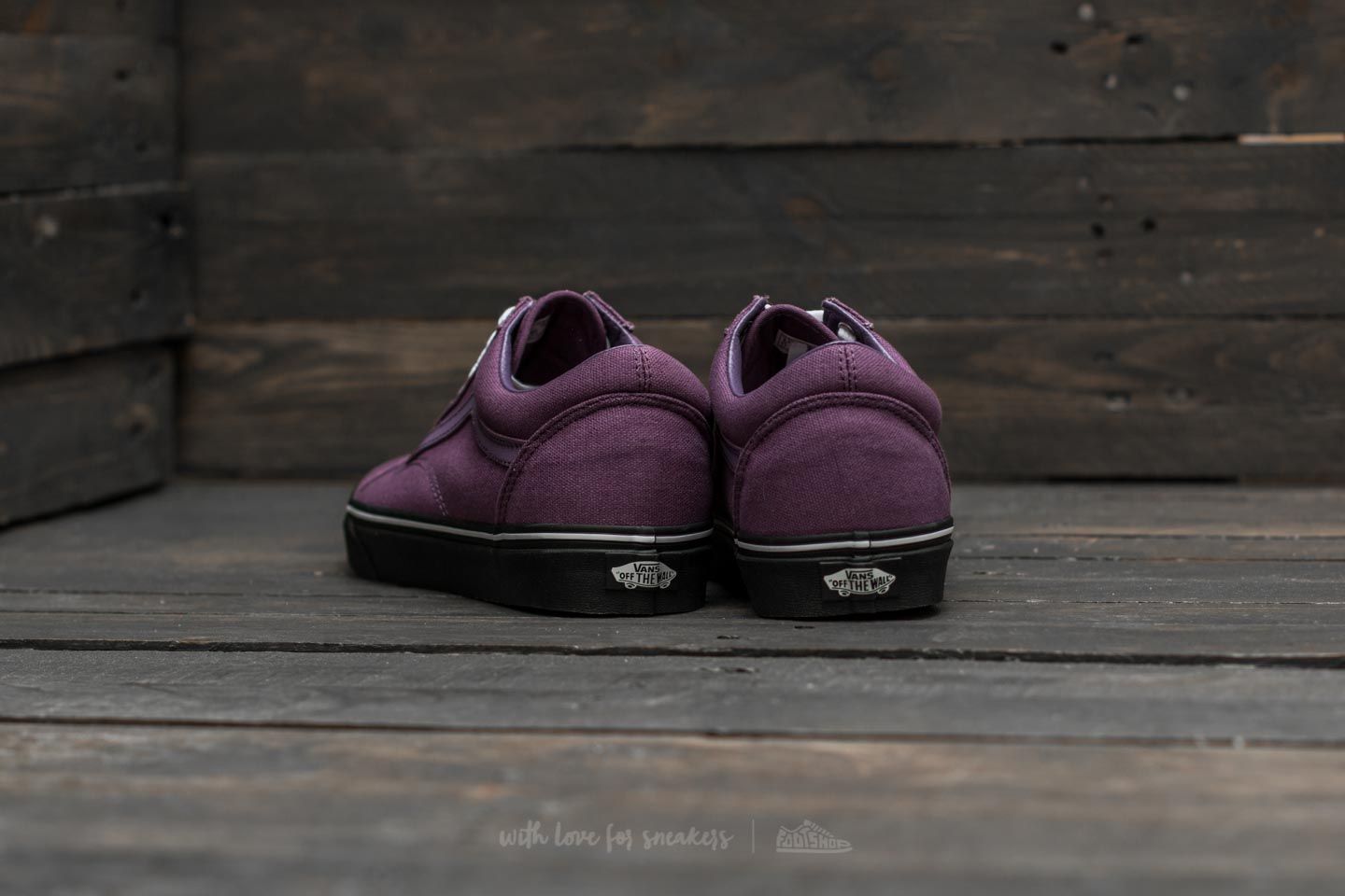 Férfi cipők Vans Old Skool (Black Outsole) Montana Grape/ Black