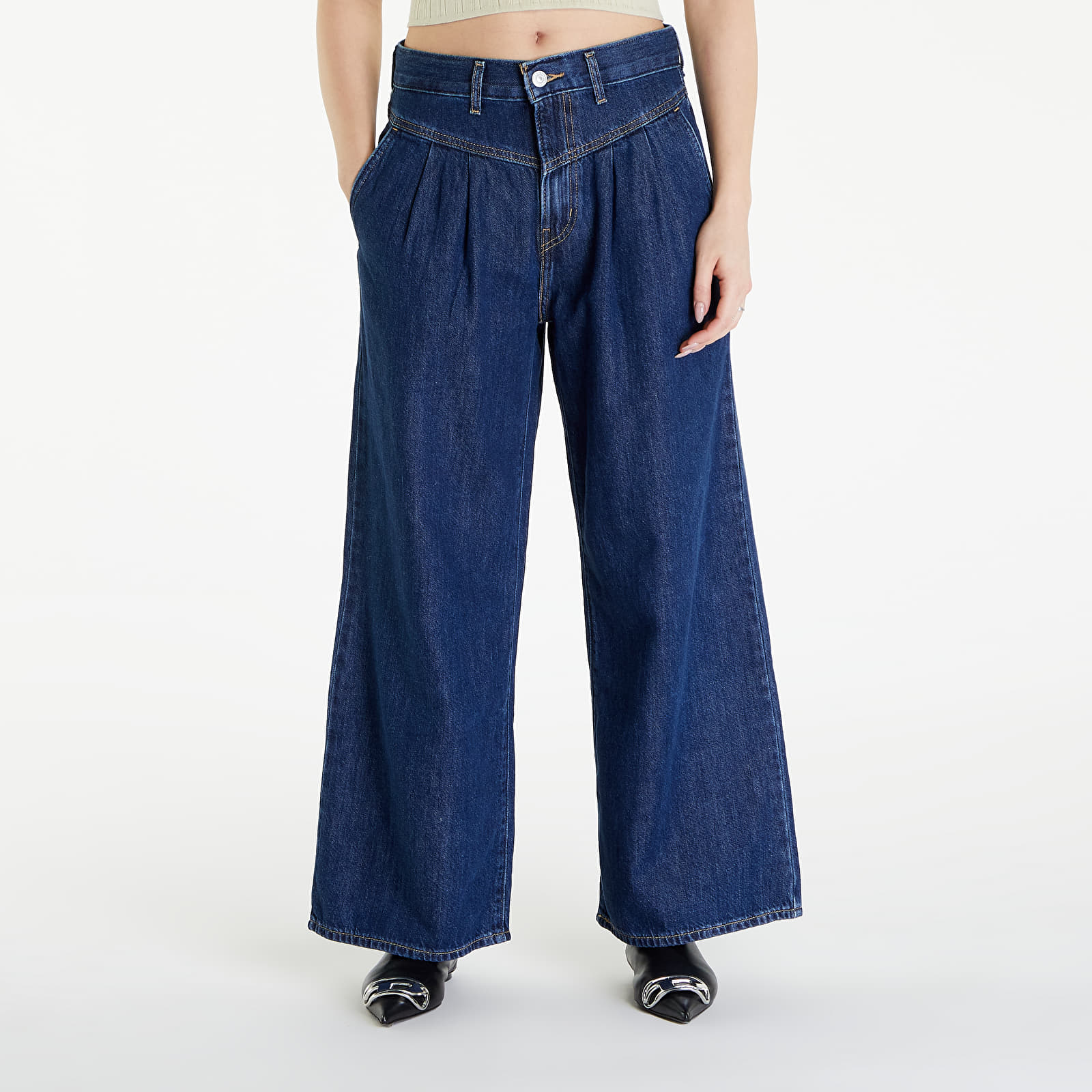 Farkut Levi's® Featherweight Baggy Jeans Paper Map Dark Wash
