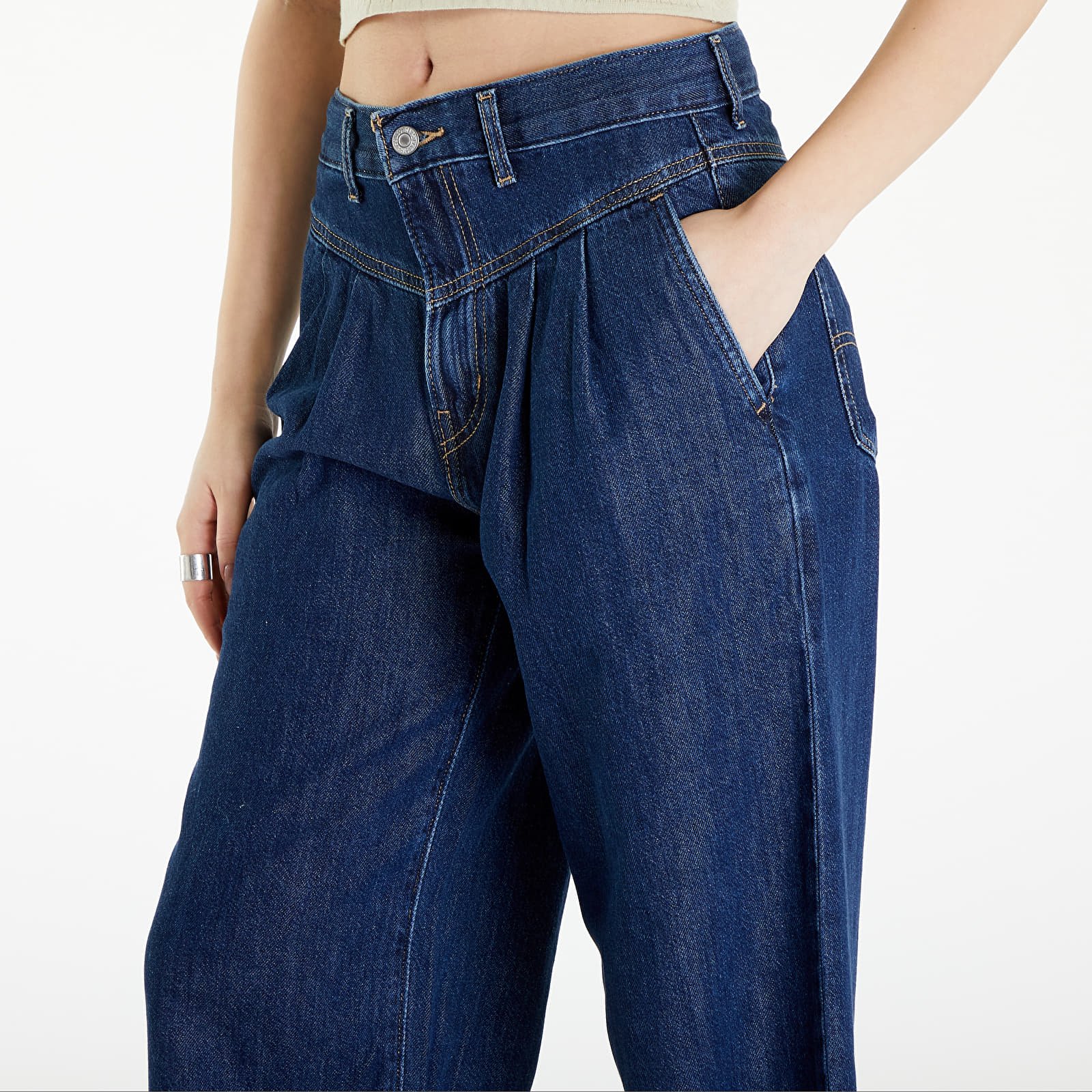 Farkut Levi's® Featherweight Baggy Jeans Paper Map Dark Wash