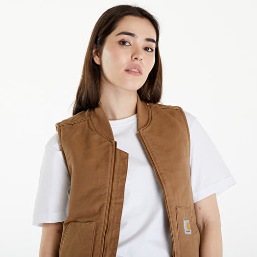 Vests Carhartt WIP Classic Vest UNISEX Hamilton Brown Rinsed