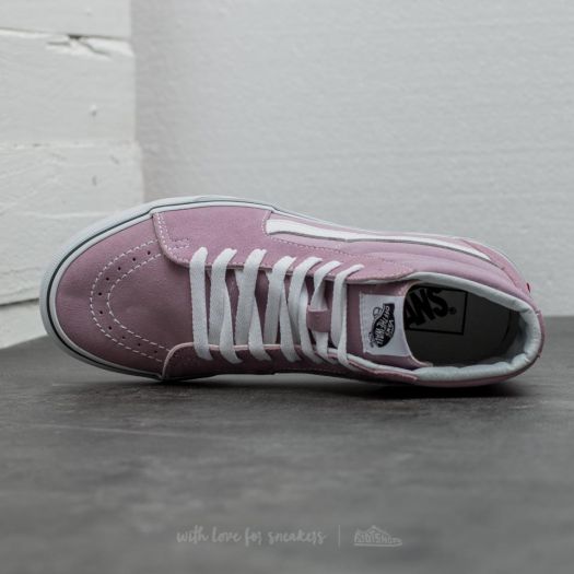 Women s shoes Vans Sk8 Hi Sea Fog True White Footshop