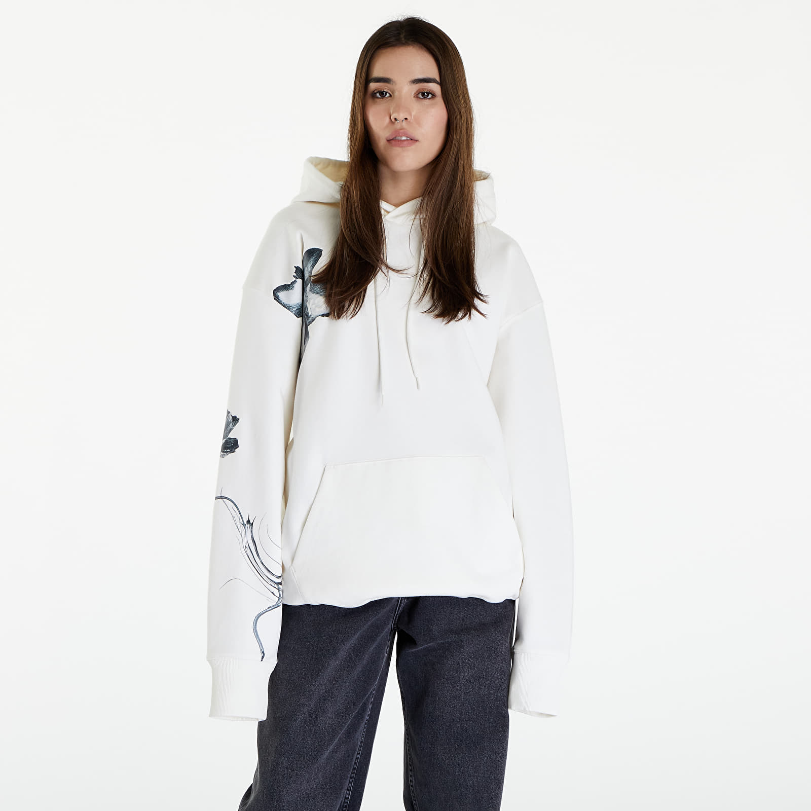 Bluzy Y-3 Graphic French Terry Hoodie UNISEX Off White