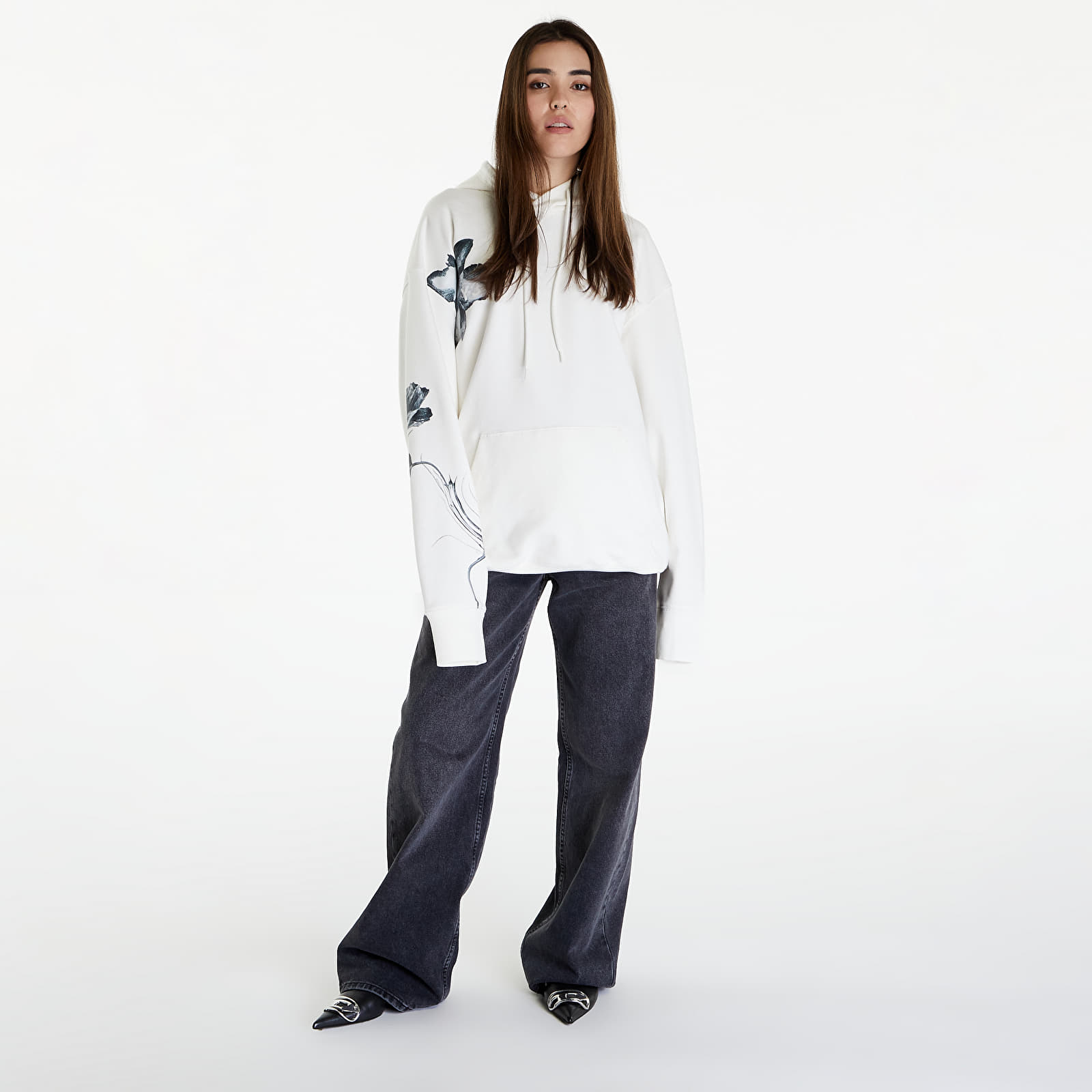 Bluzy Y-3 Graphic French Terry Hoodie UNISEX Off White