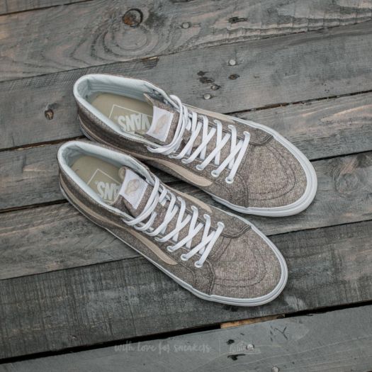 Vans sk8 hi slim frost grey clearance