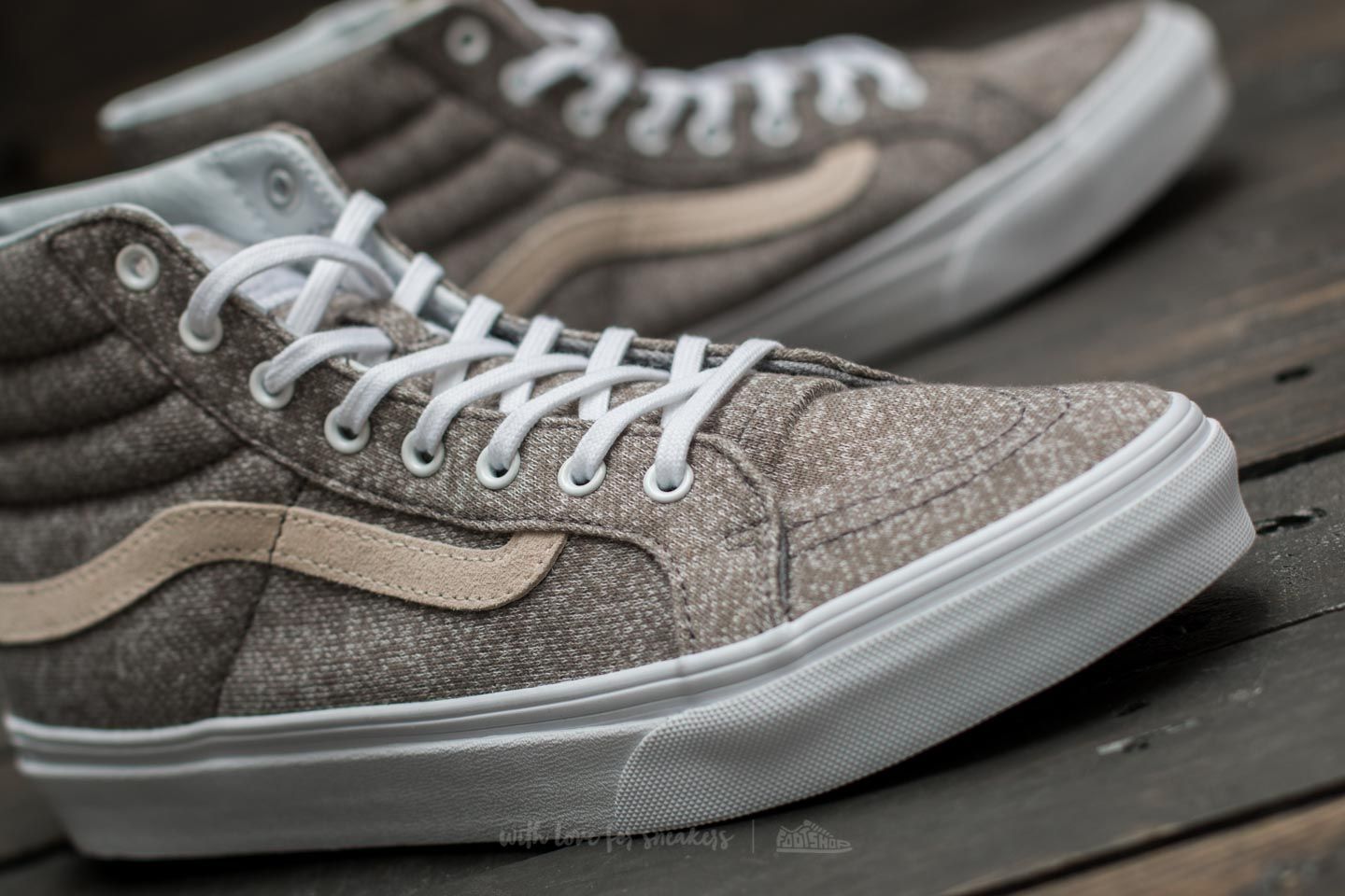 Vans u sk8-hi slim frost hot sale grey/true