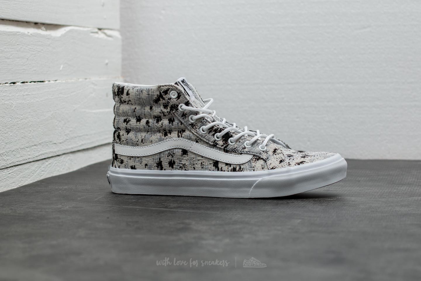 Vans italian weave sk8-hi slim online