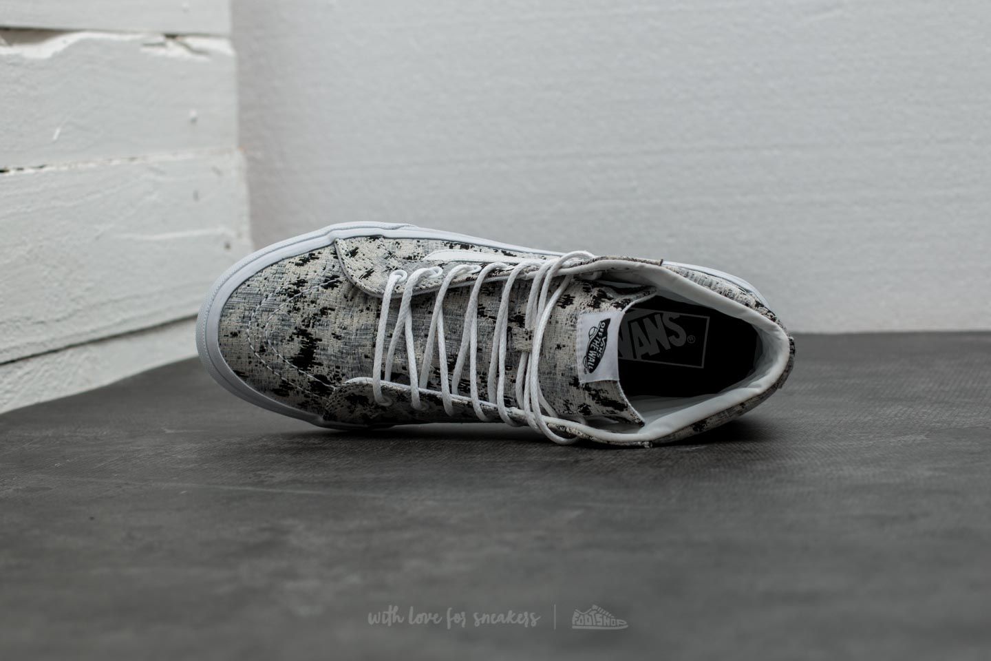 Women s shoes Vans Sk8 Hi Slim Italian Weave Abstract True