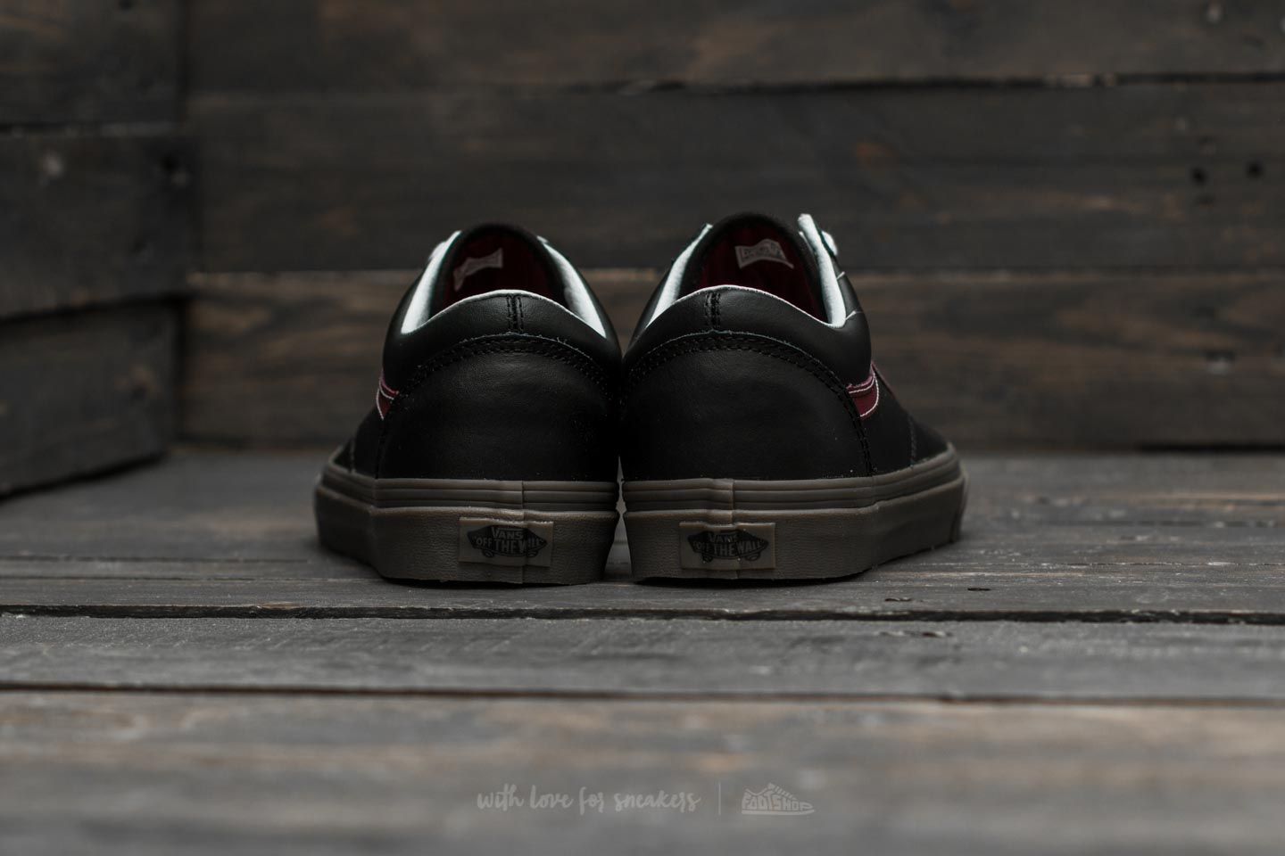 Vyriška avalynė Vans Old Skool (Bleacher) Black/ Port/ Gum