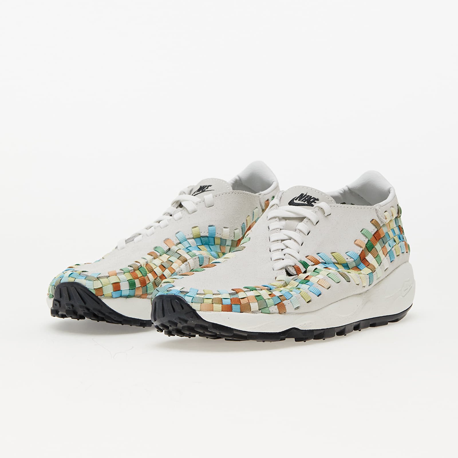 Damen Sneaker und Schuhe Nike W Air Footscape Woven Summit White/ Black-Sail-Multi-Color