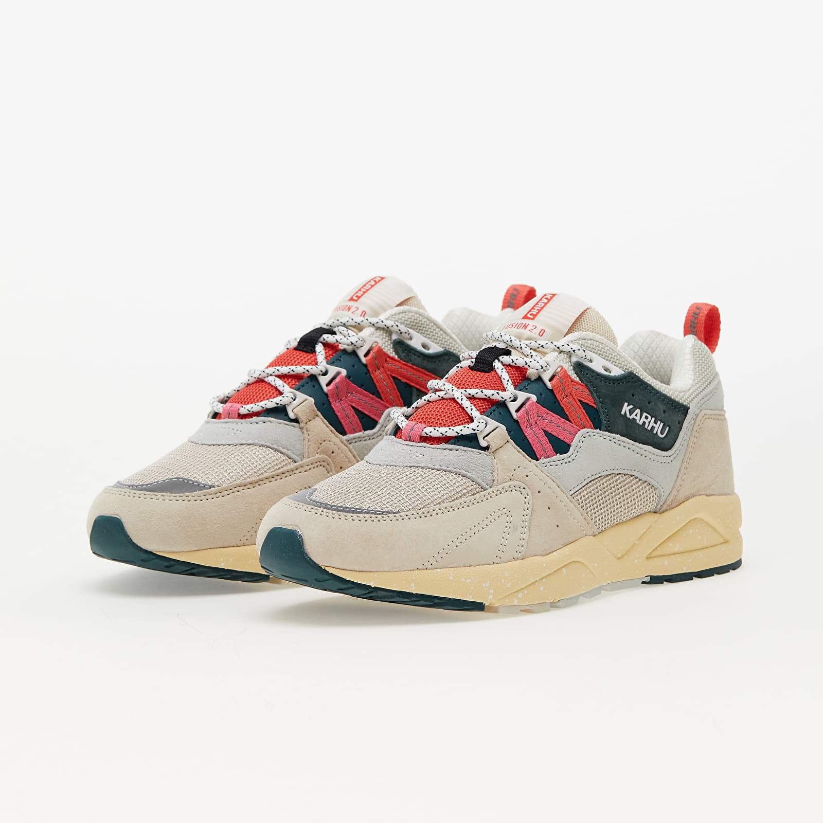 Pánske tenisky a topánky Karhu Fusion 2.0 Whitecap Gray/ Cayenne