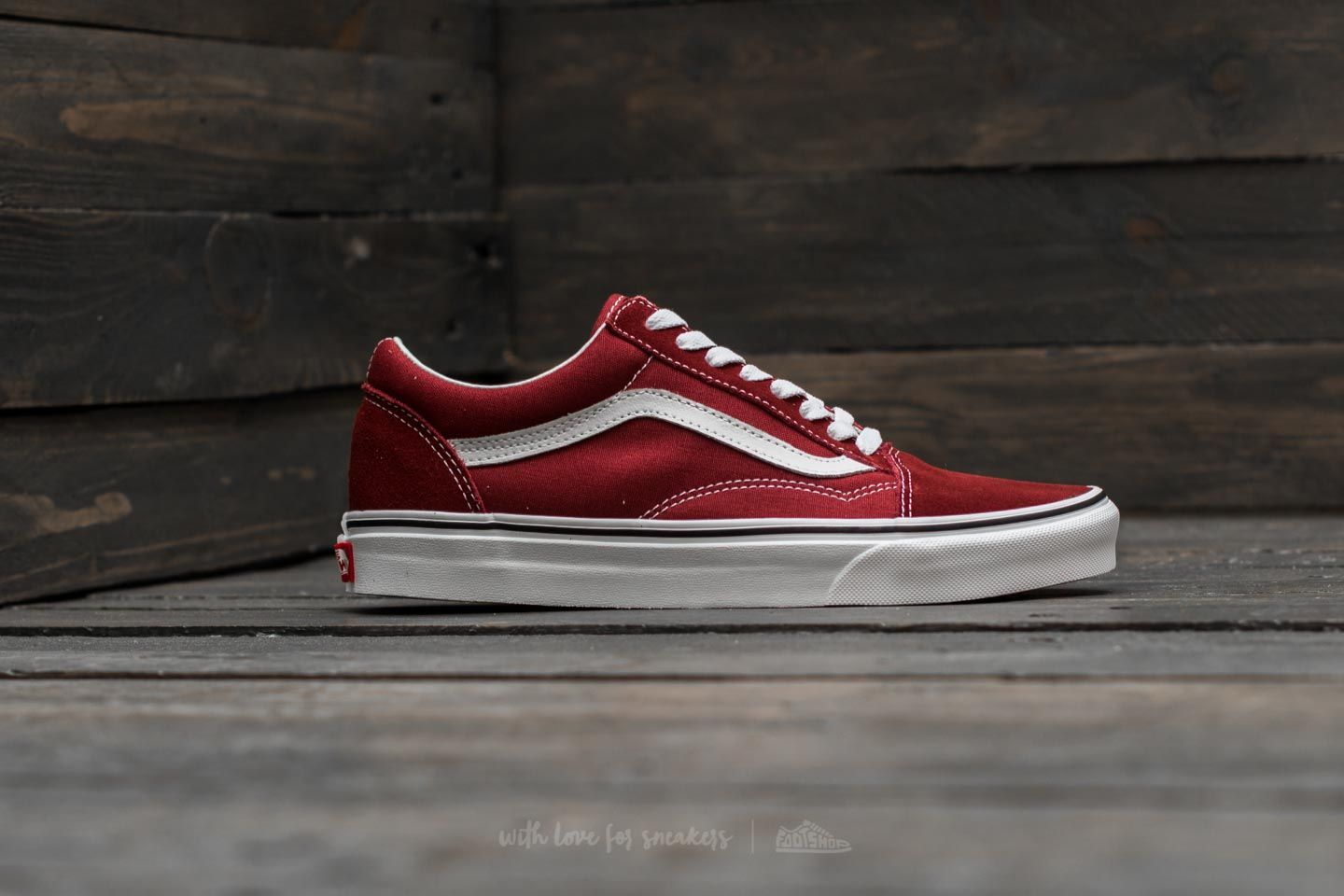 Men s shoes Vans Old Skool Madder Brown True White Footshop