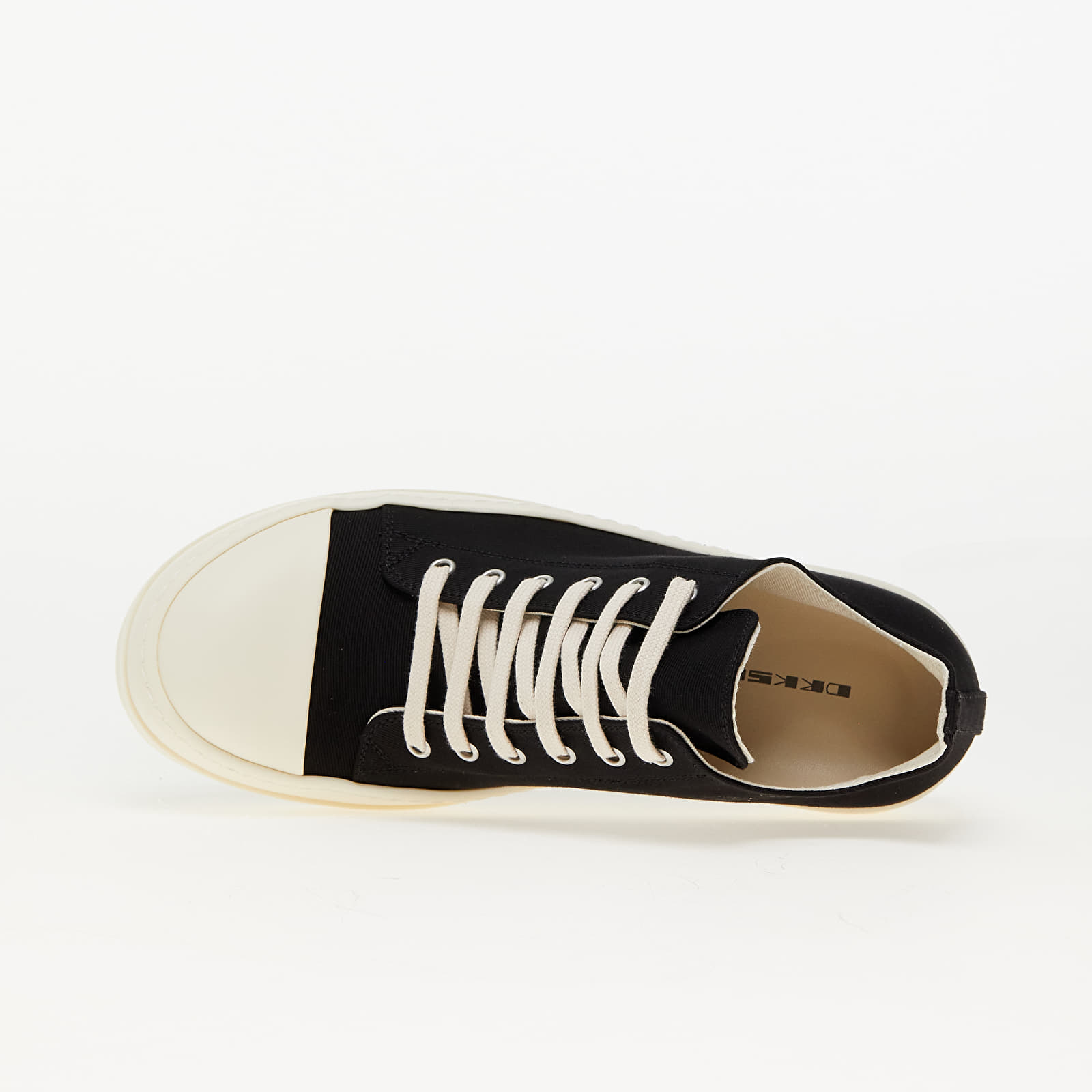 Men's shoes Rick Owens DRKSHDW Low Sneaks Black/ Milk/ Milk