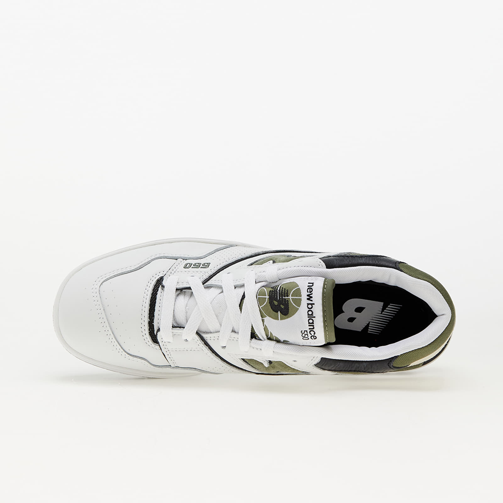 Încălțăminte și sneakerși pentru bărbați New Balance 550 White/ Green