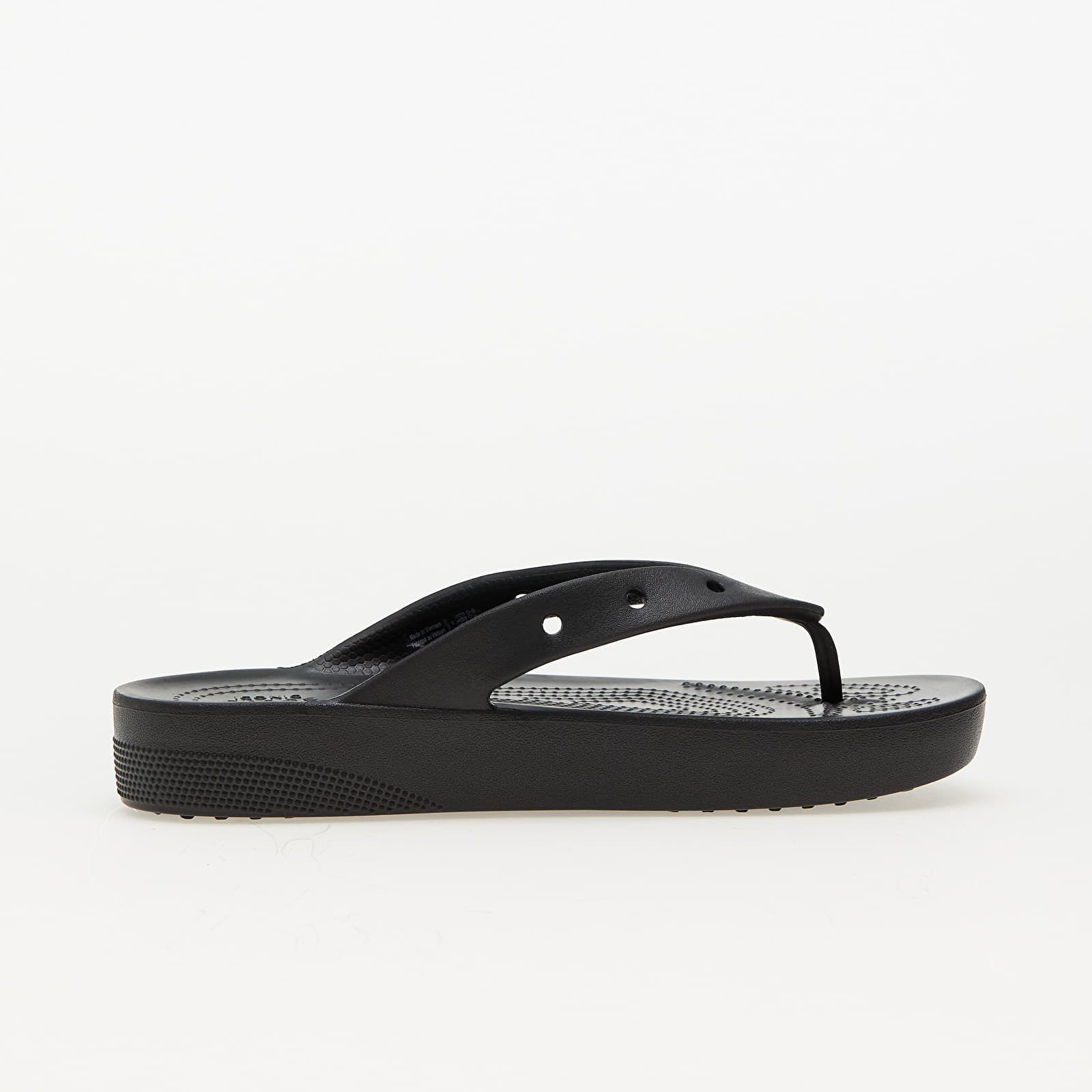 Дамски кецове и обувки Crocs Classic Platform Flip W Black
