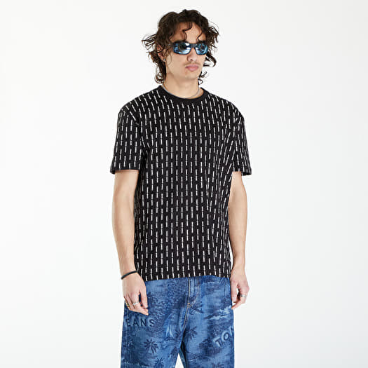 T-shirt Tommy Jeans All Over Print Tape Tee Black