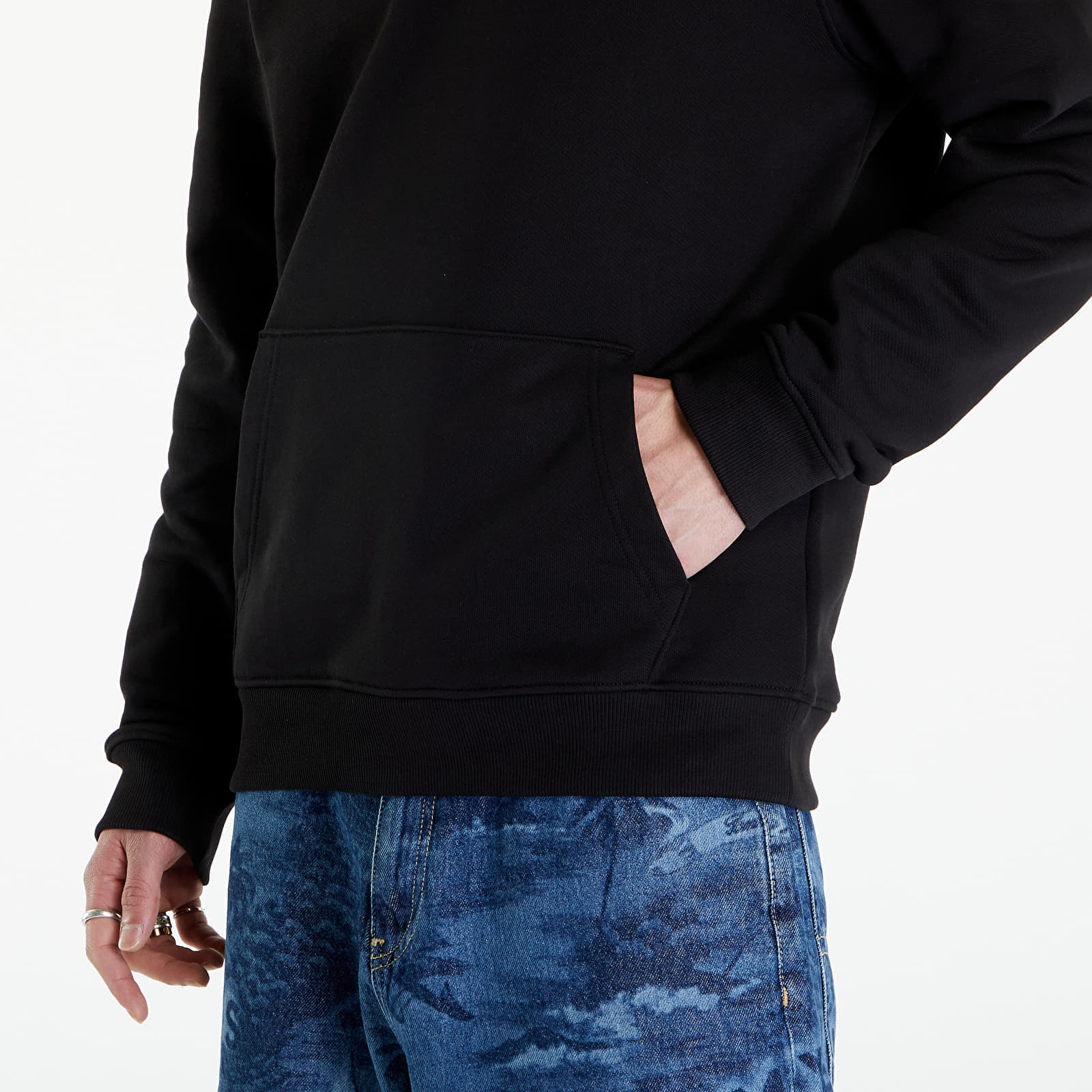 Hanorac Tommy Jeans Reg Badge Hoodie Black - 1 | YEO