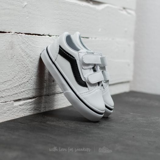 White old skool vans kids cheap