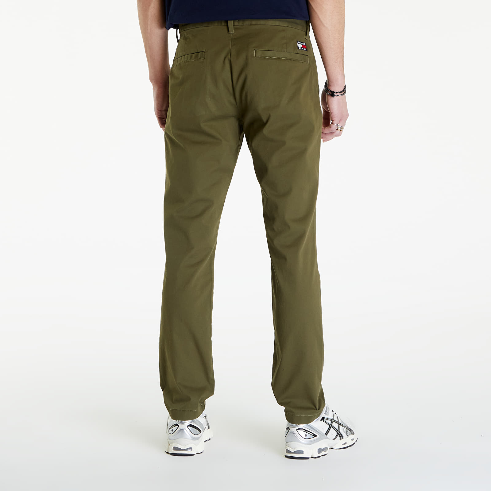 Spodnie Tommy Jeans Austin Chino Drab Olive Green
