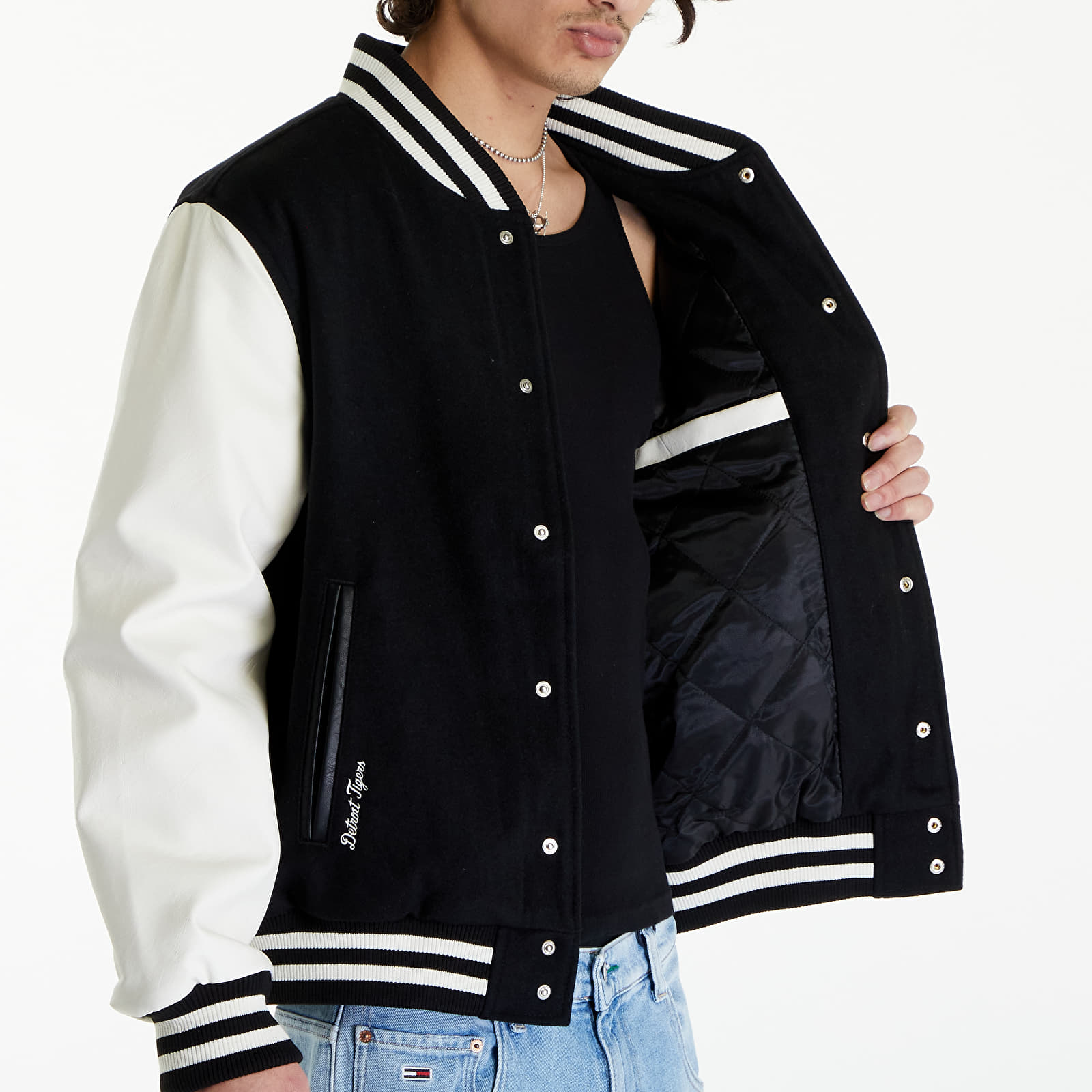 Bomber Jackets New Era Detroit Tigers MLB World Series Black