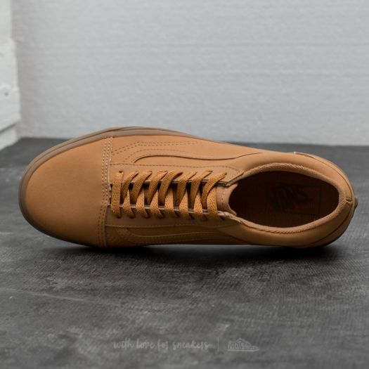 Vans old skool vansbuck gum mono skate shoes cheap