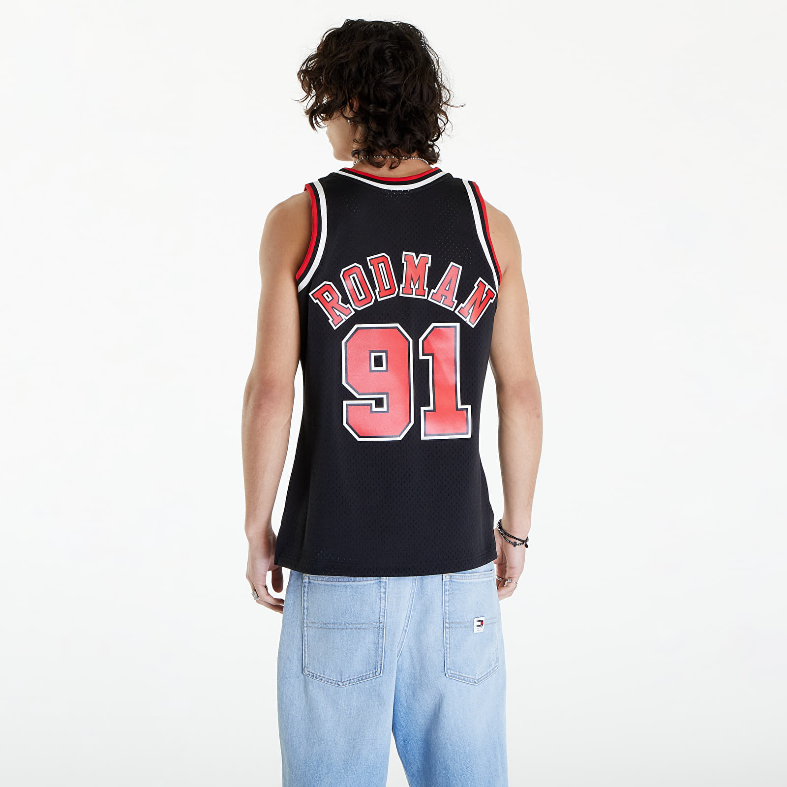 Leibchen Mitchell & Ness NBA Swingman Alternate Jersey Bulls 1997 Dennis Rodman Black