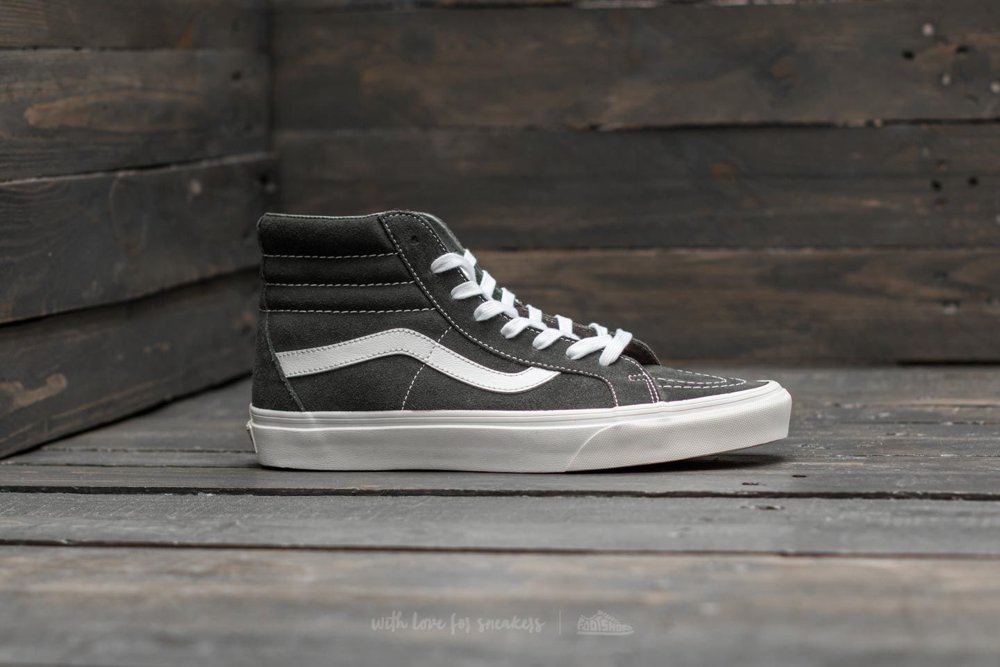 Férfi cipők Vans SK8-Hi Reissue (Retro Sport) Gunmetal