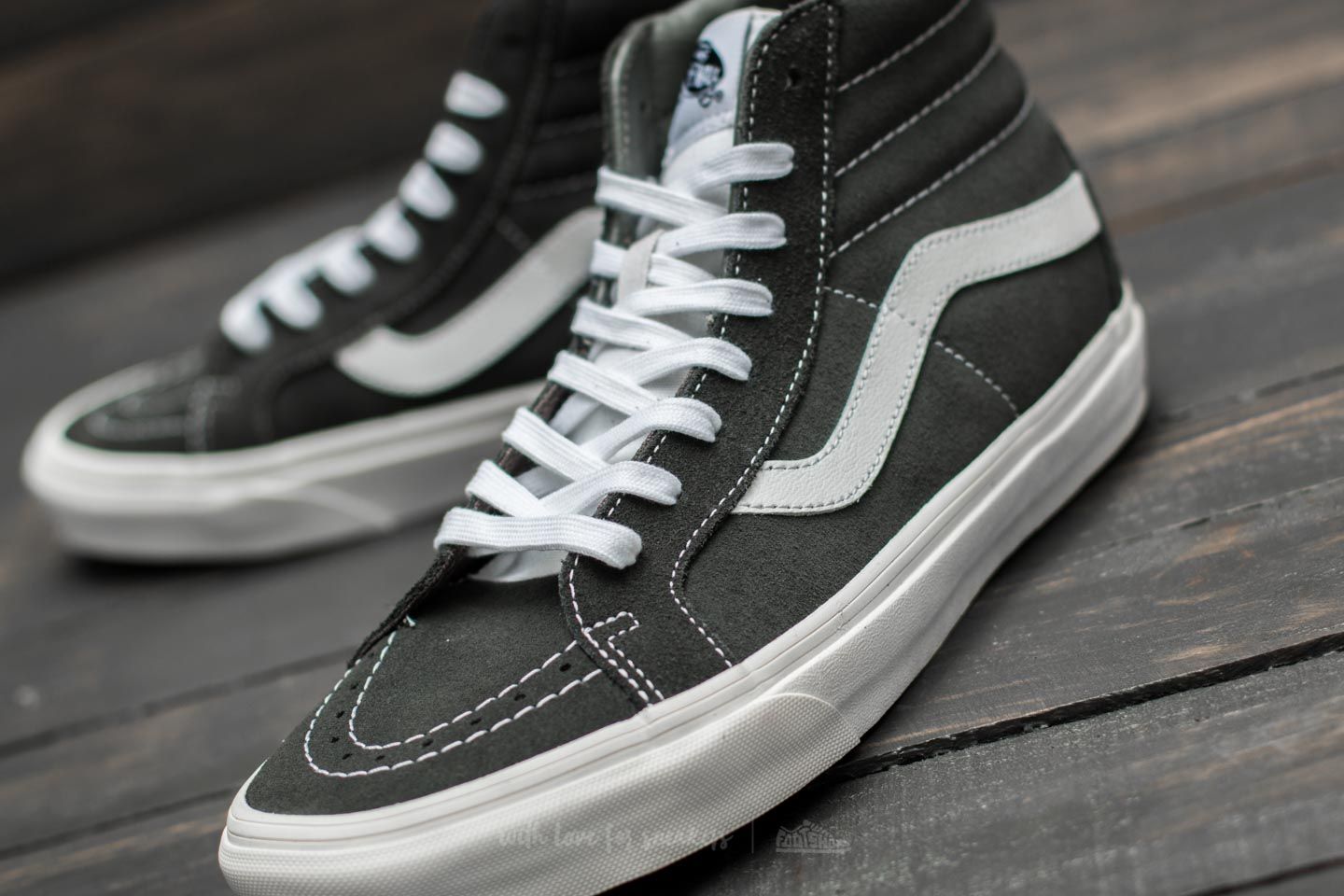 Men s shoes Vans SK8 Hi Reissue Retro Sport Gunmetal Footshop