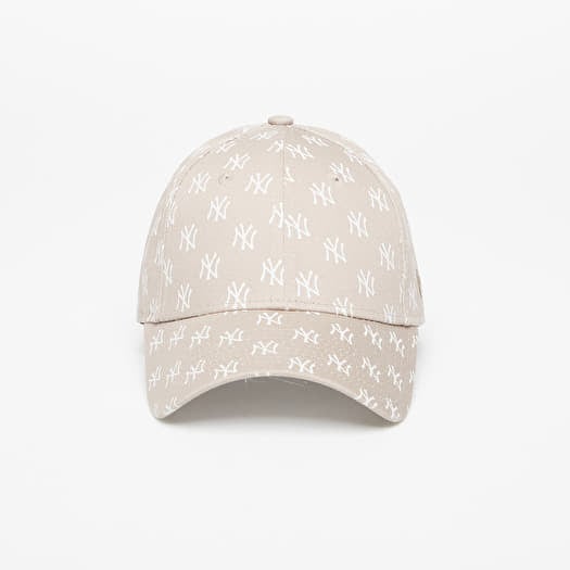 New Era New York Yankees Womens Monogram 9FORTY Adjustable Cap Ash Brown