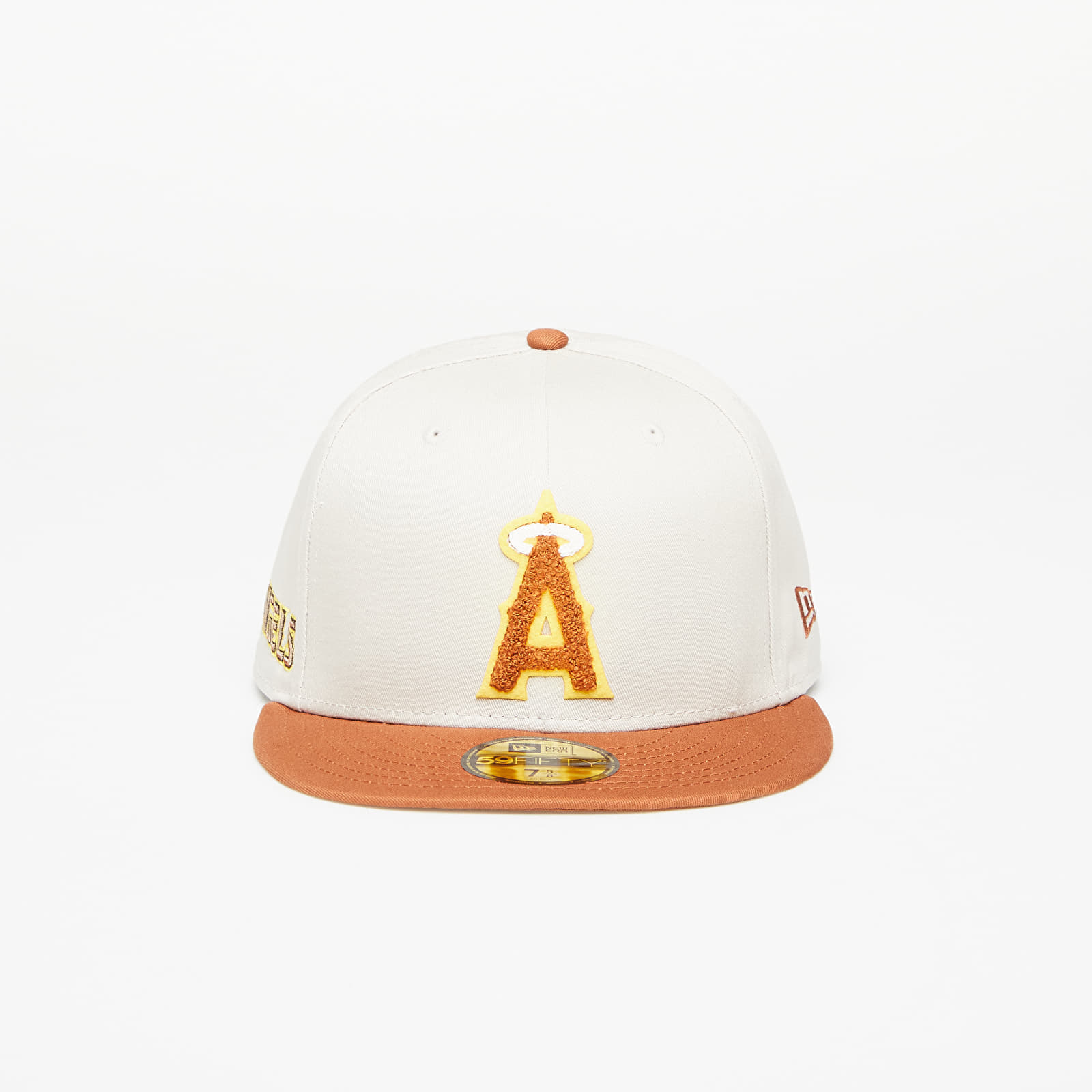 Шапки New Era Anaheim Angels Boucle 59FIFTY Fitted Cap Stone/ Brown