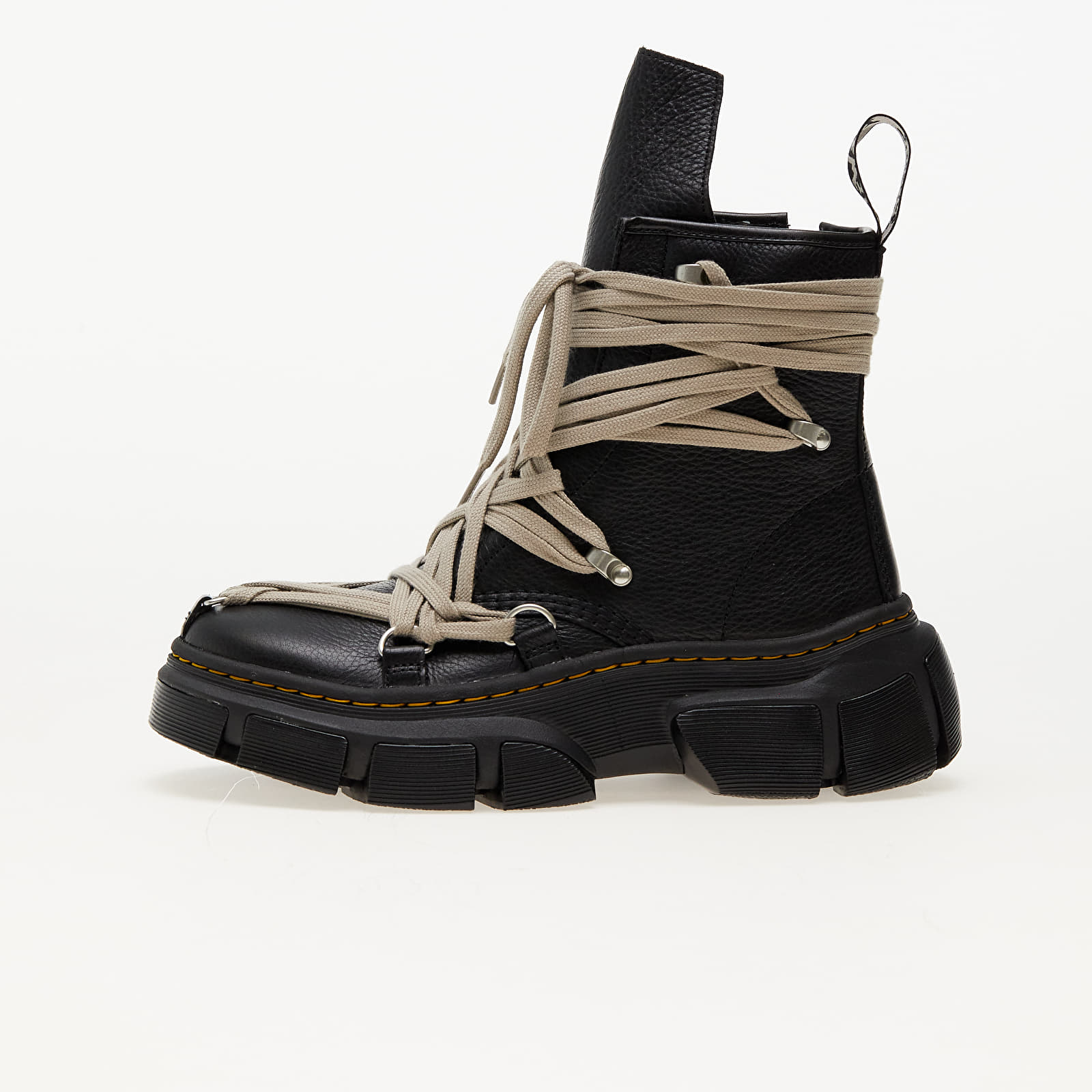 Férfi cipők Rick Owens DRKSHDW x Dr. Martens 1460 Dmxl Mega Lace Boot Black
