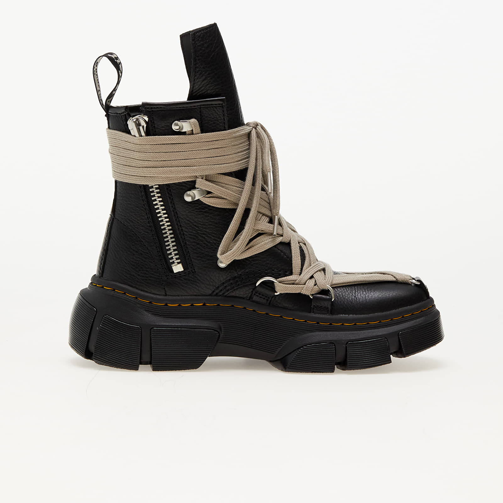 Férfi cipők Rick Owens DRKSHDW x Dr. Martens 1460 Dmxl Mega Lace Boot Black