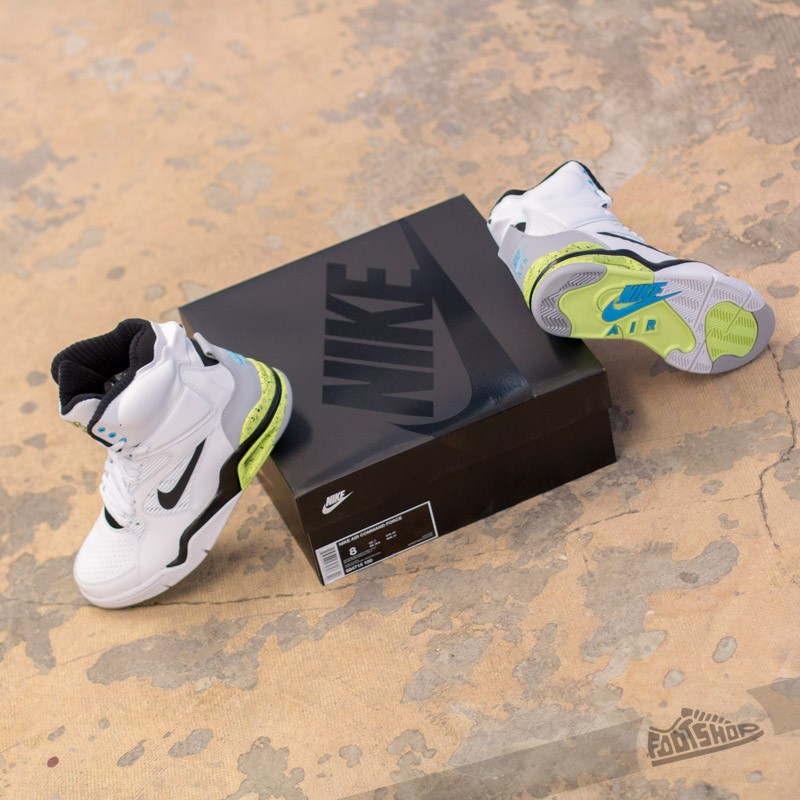 Men's shoes Nike Air Command Force White/Black-Wolf Grey-Volt