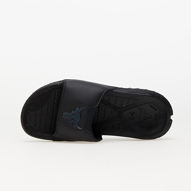 Men's shoes Under Armour U Rock 3 Slide Black/ Black/ Pitch Gray