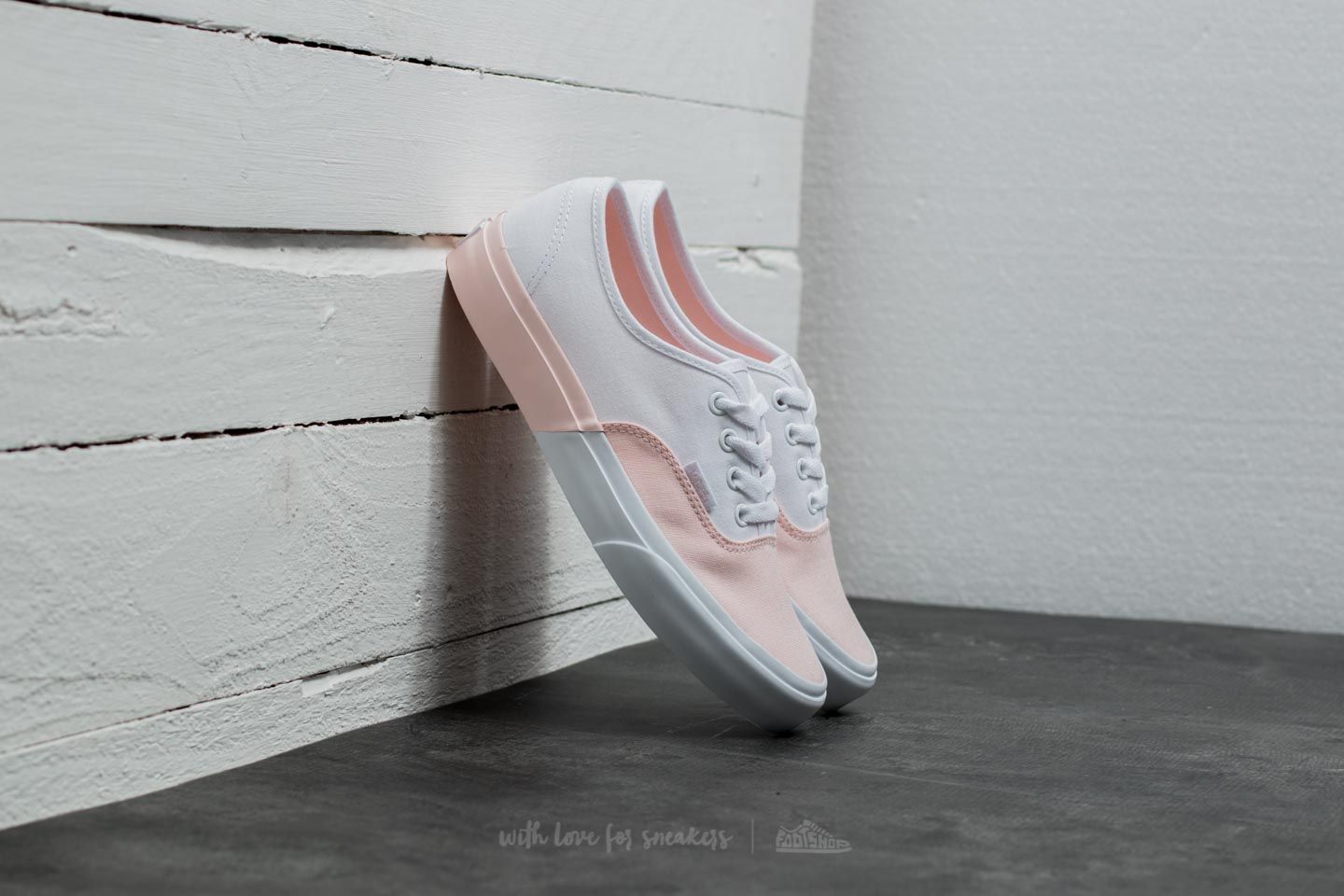 Women s shoes Vans Authentic Blocked Pearl True White Footshop