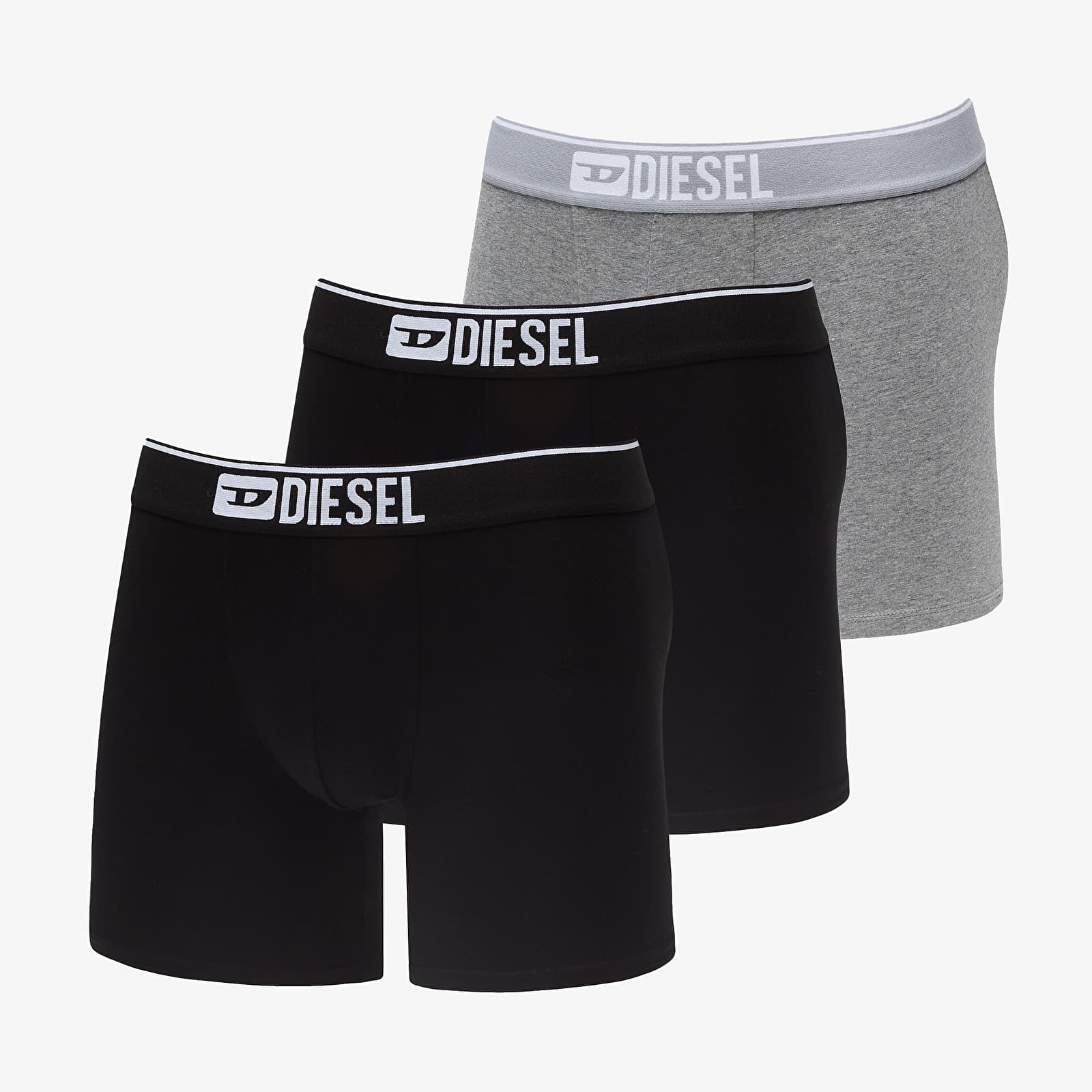 Boxer shorts Diesel Umbx Sebastianthreepac Boxer Long 3 Pack Black