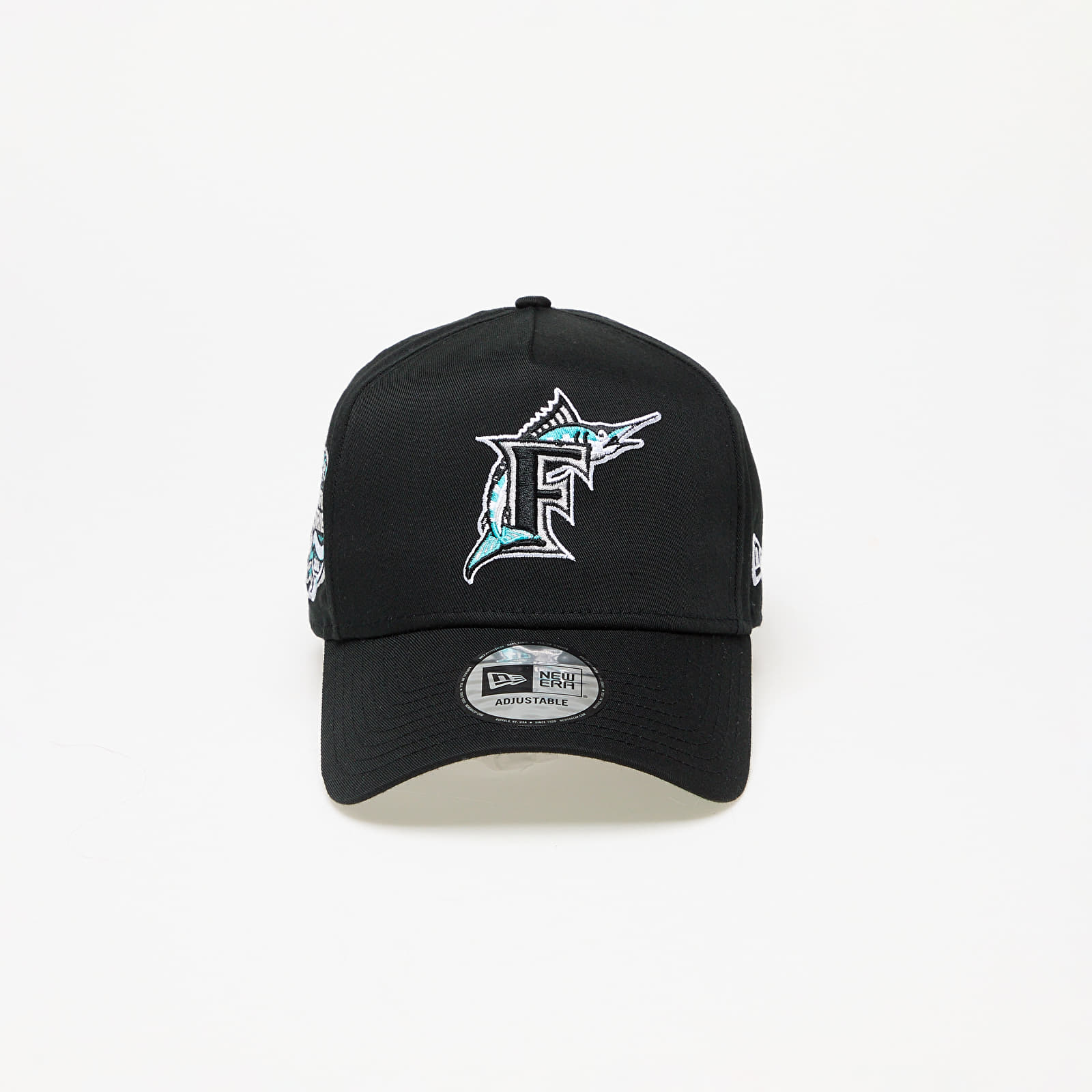 New Era Miami Marlins World Series Patch 9FORTY E Frame Adjustable Cap