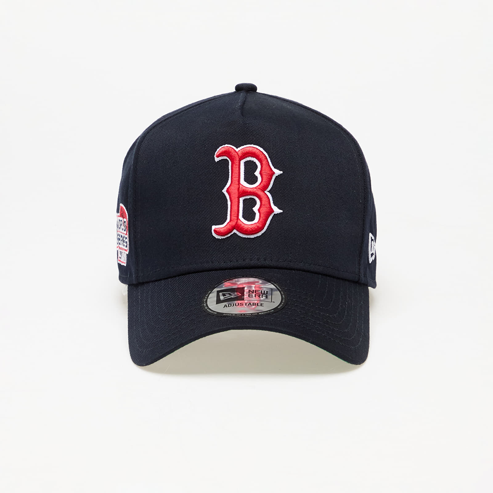 Caps New Era Boston Red Sox World Series Patch 9FORTY EFrame Adjustable Cap Navy
